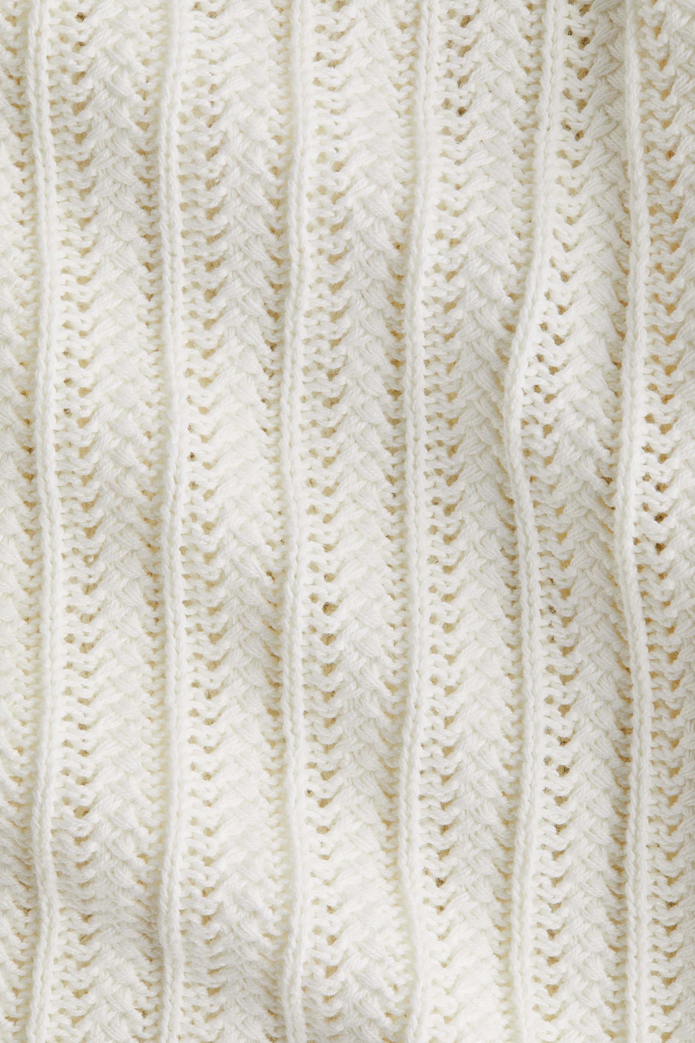 Crochet-look cardigan