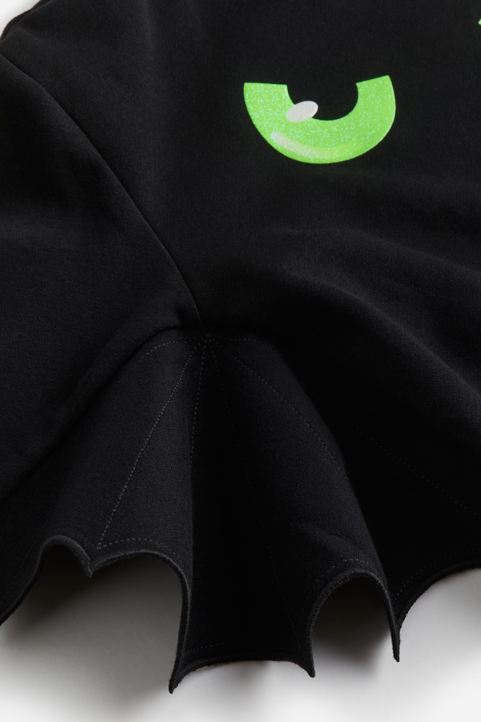 Appliquéd sweatshirt - Black/Bat - 2