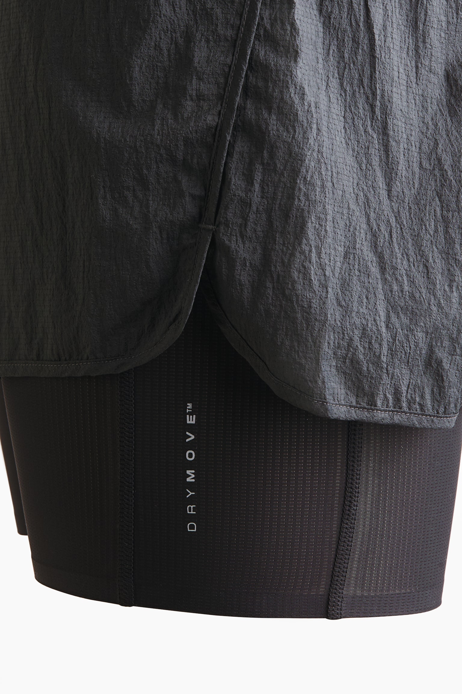 Тонкі шорти для бігу DryMove™ 2-в-1 - Темно-сірий - 7