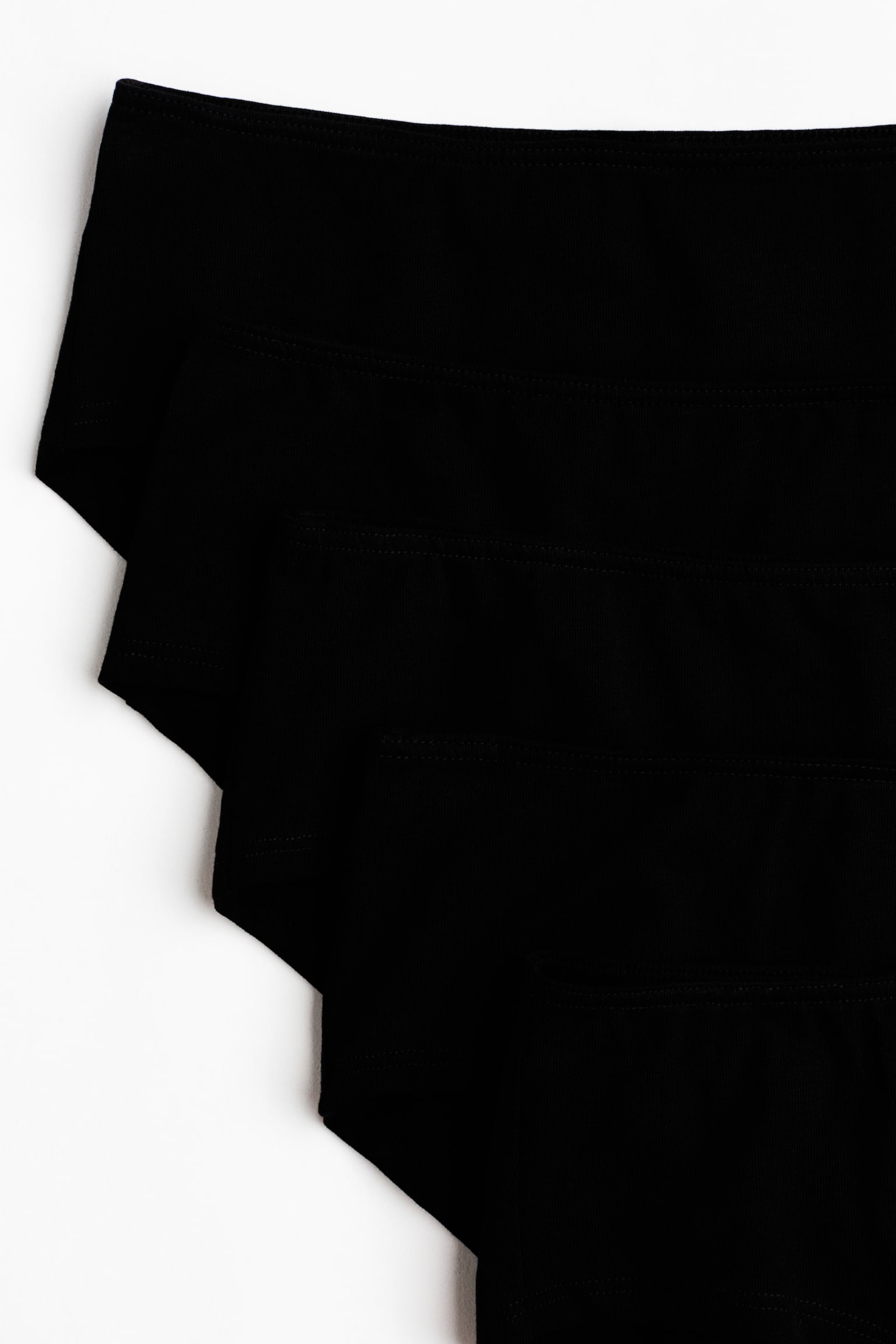 5-pack cotton hipster briefs - Black/Light turquoise/Dark brown/Pink/Powder pink/White - 3