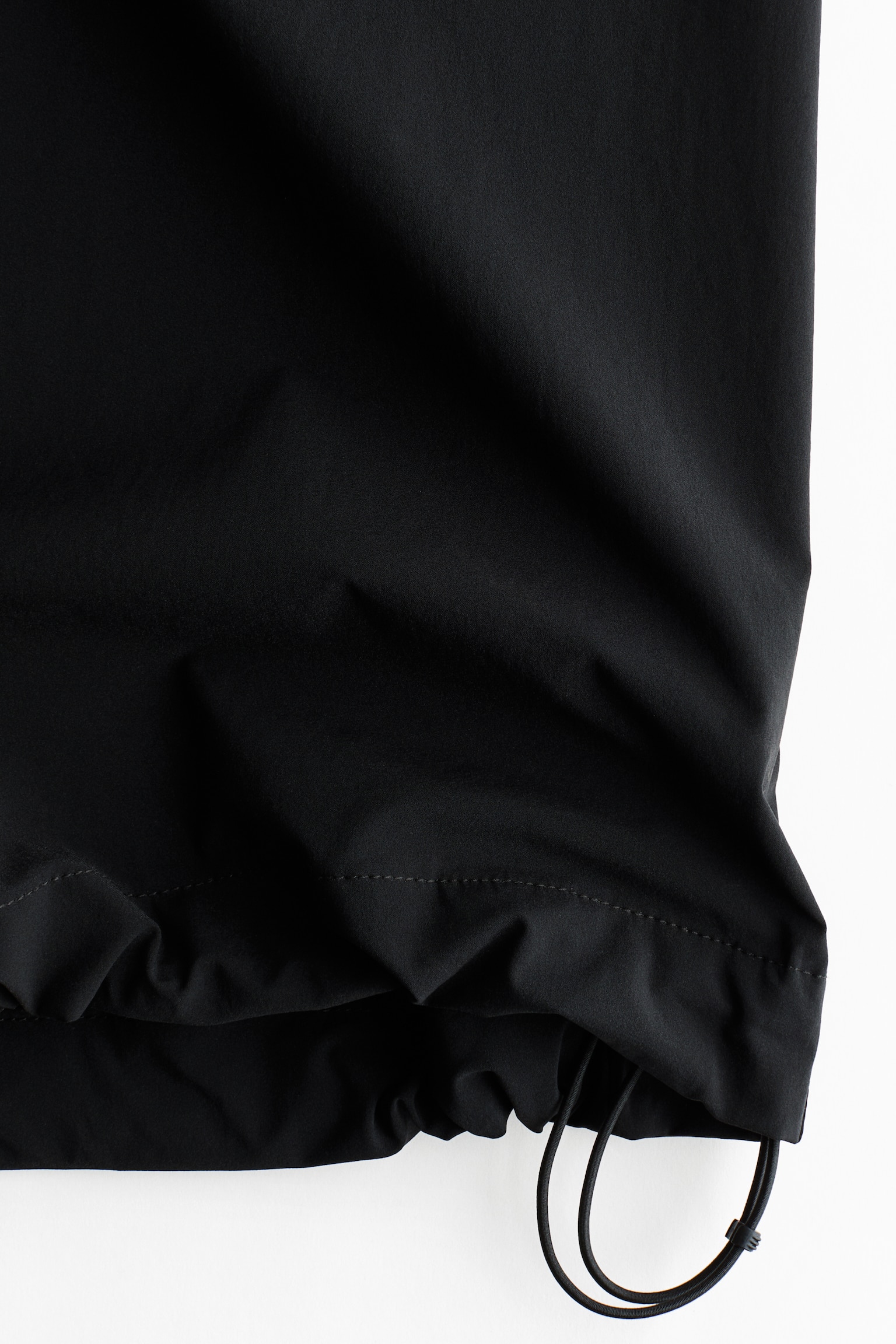 Женские брюки H&M Move Relaxed-Fit Nylon Sports Track Pants, цвет: Чёрный — фото 6