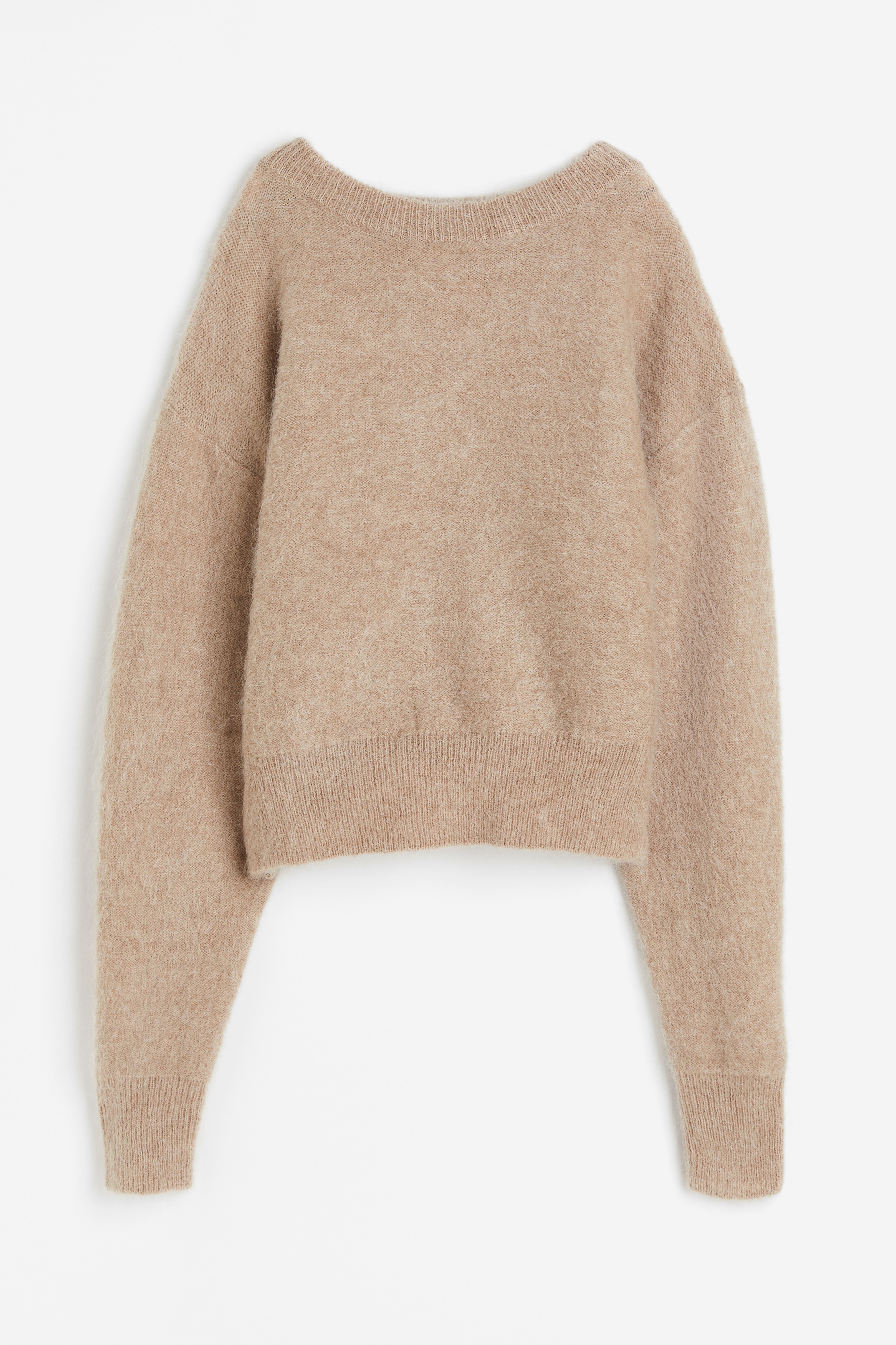 Oversized mohair blend jumper