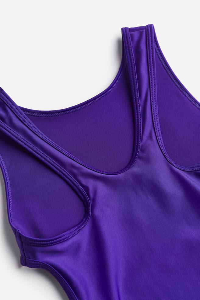 Cut-out swimsuit - Dark purple/Swim - 2