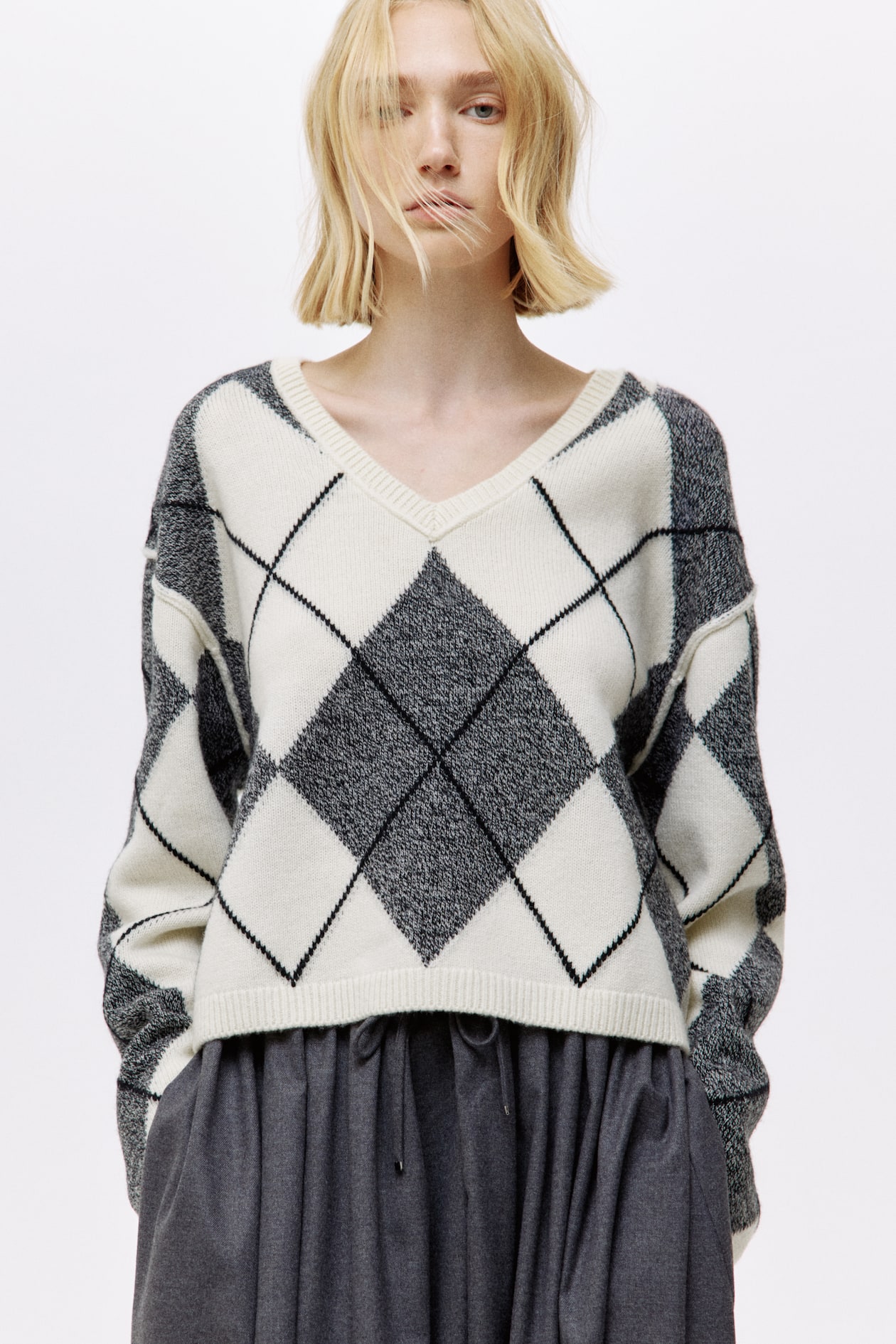 Jacquard-Knit Wool Sweater - image 5