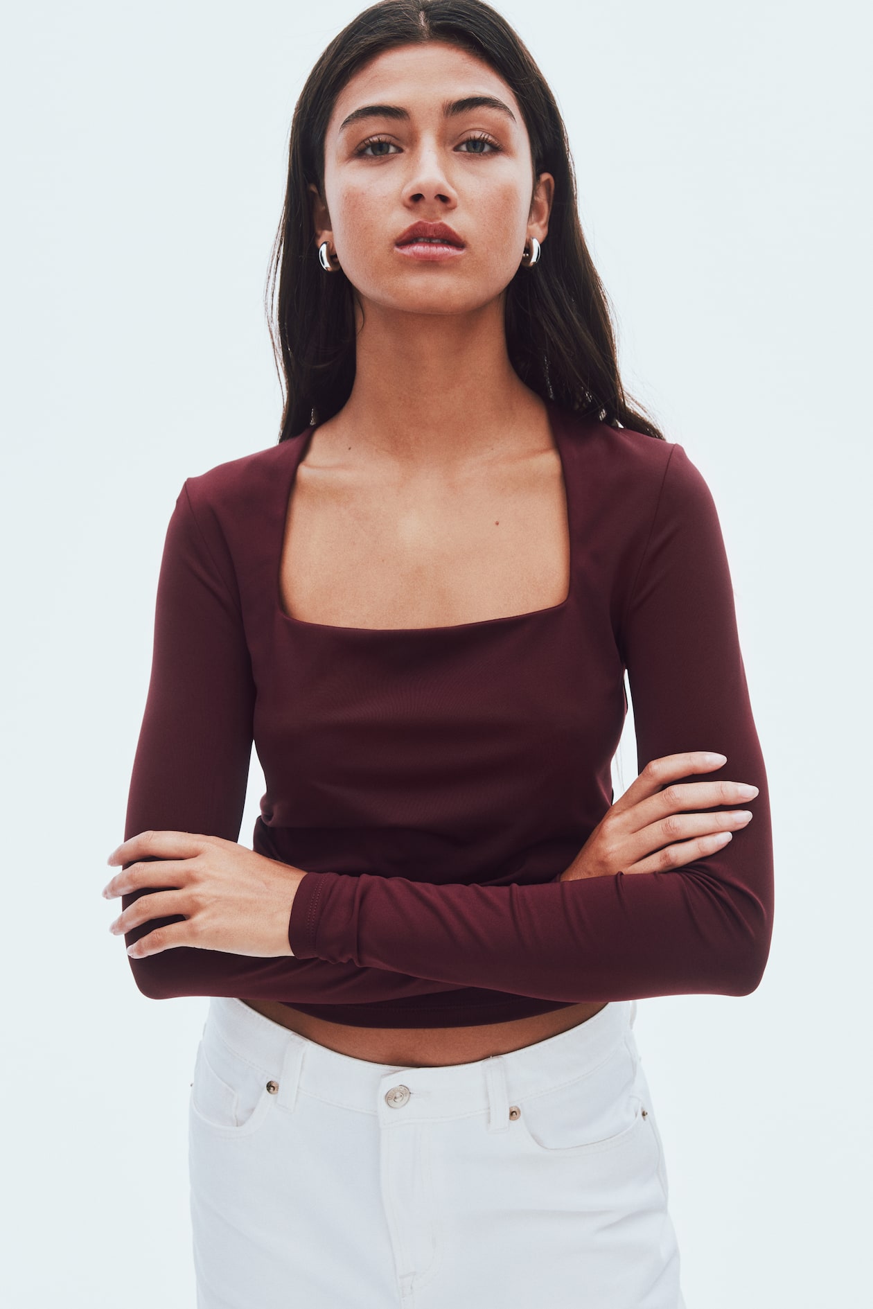 Long-Sleeved Microfiber Top - image 3