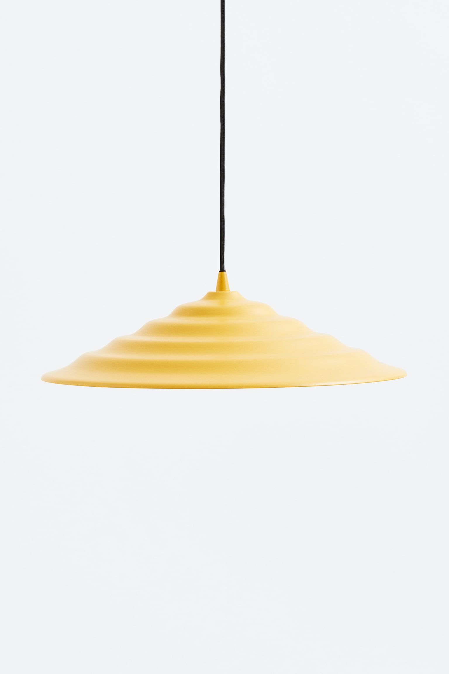 Metal pendant light - Yellow - 1