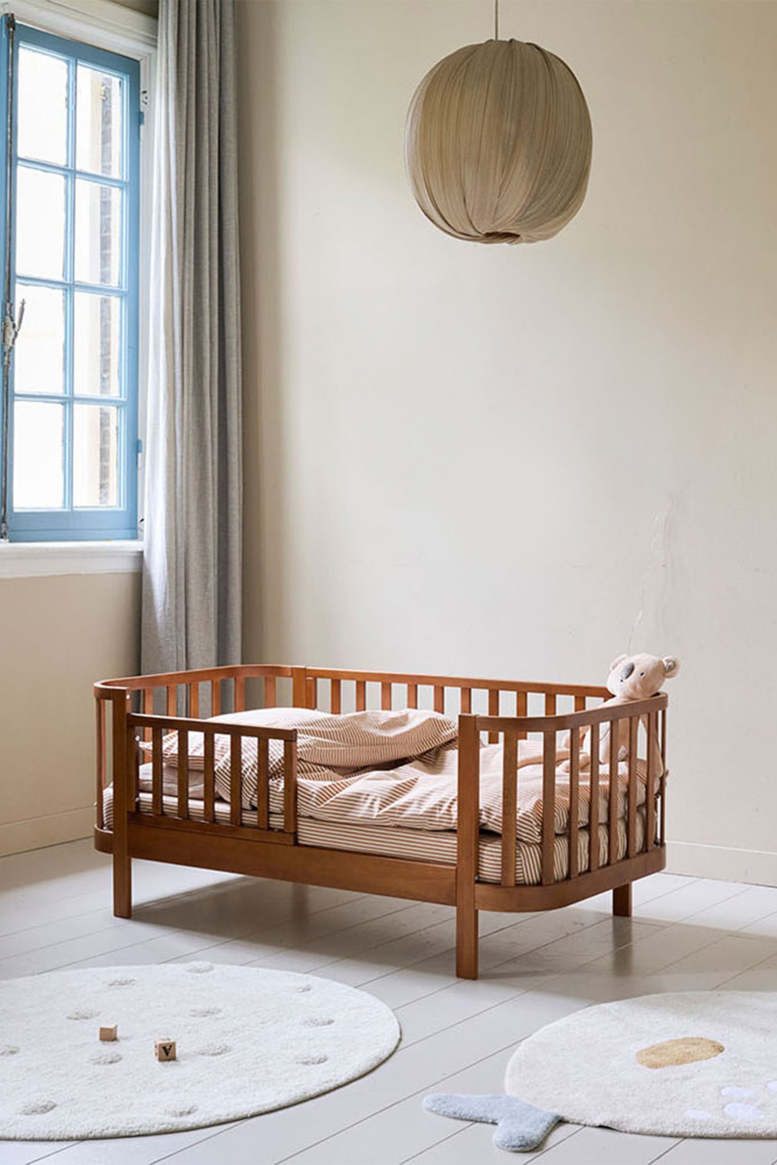 Ovaal Peuterbed - Cocoon - Walnoot - 6