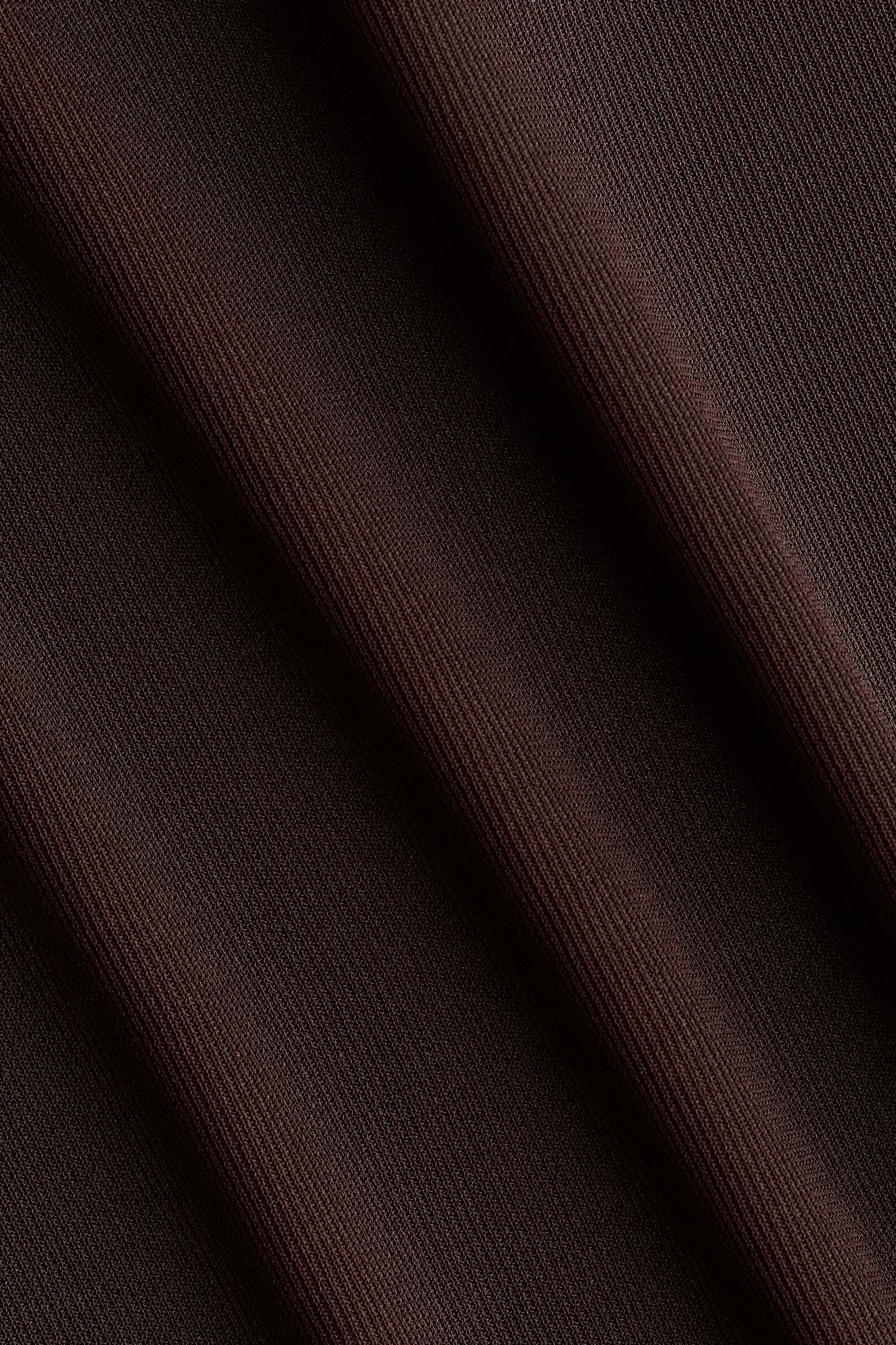 Vestido maxi con escote drapeado - Café oscuro - 3