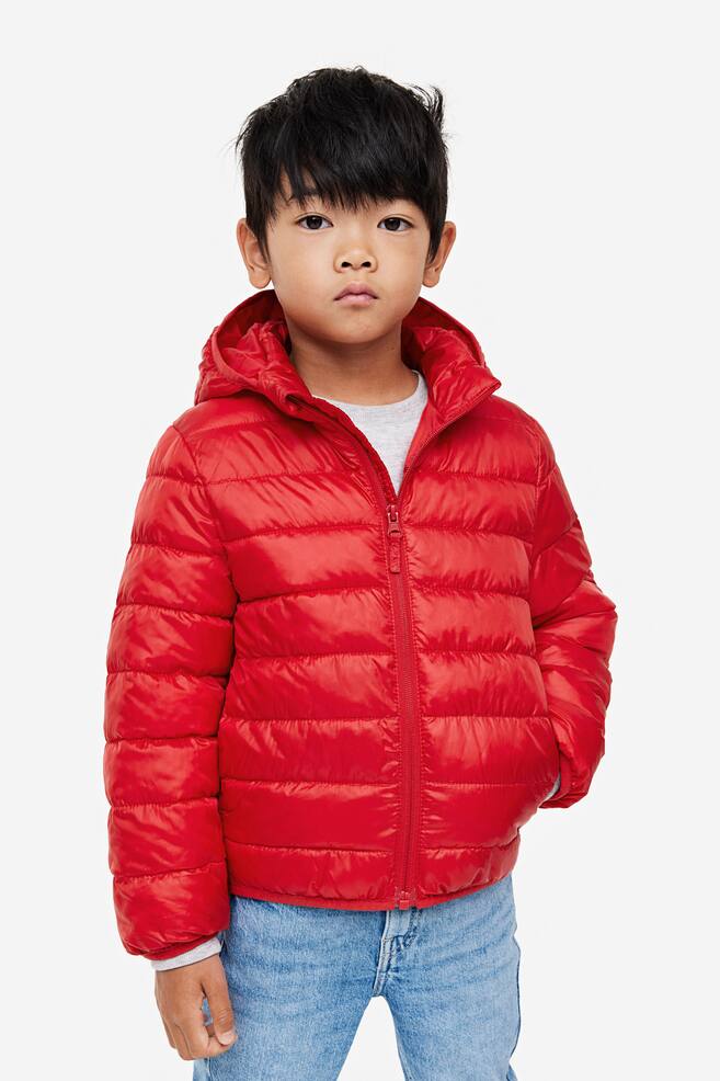 Water-repellent puffer jacket - Bright red/Black/Dusty rose/Navy blue/dc - 2