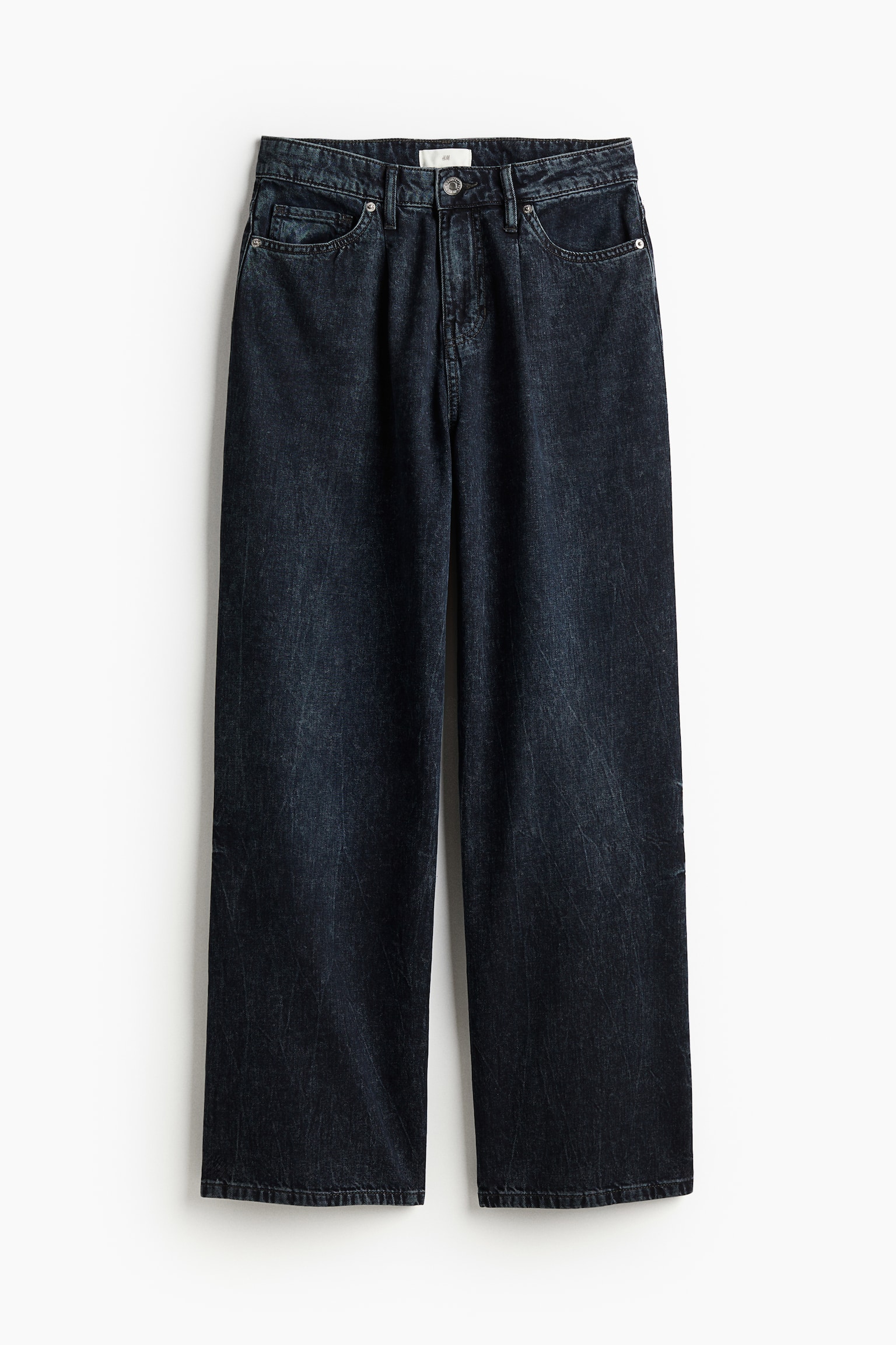 Wide denim trousers - Black/Washed out/Denim blue/Dark denim blue - 2