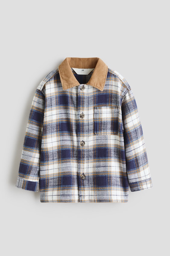 Детские топы H&M Cotton Flannel Overshirt