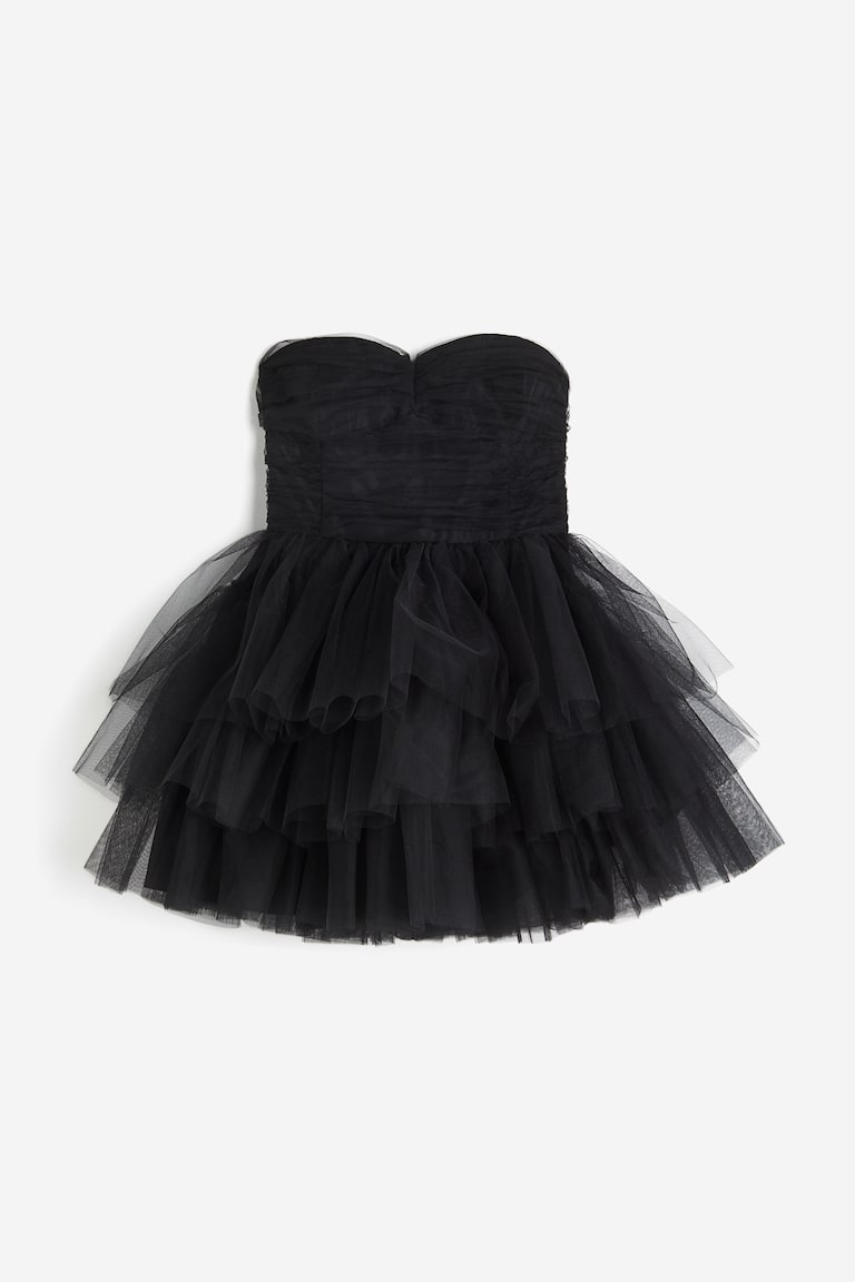 H&m Abbigliamento Dj Abito Voluminoso In Tulle Nero DONNA H&M IT