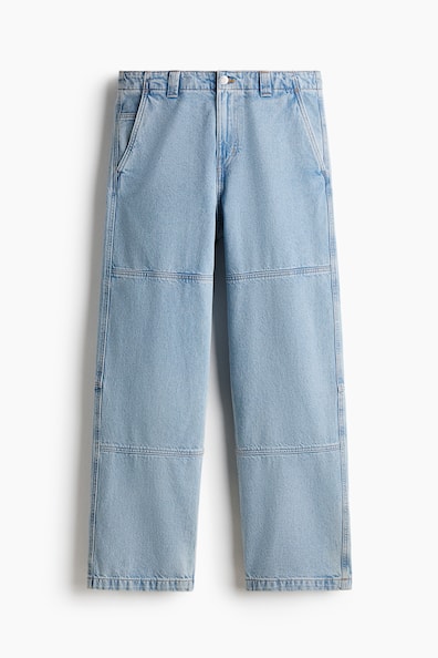 DENIMFY Jeans Uomo Loose Fit DFMailo - Pantaloni Casual In Cotone - Blu E Grigio (Taglie 29-38)