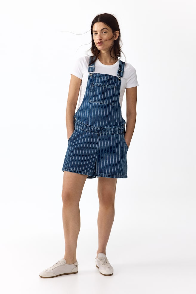 MAMA Seleshorts-Denimblå/Krittstripet - 6