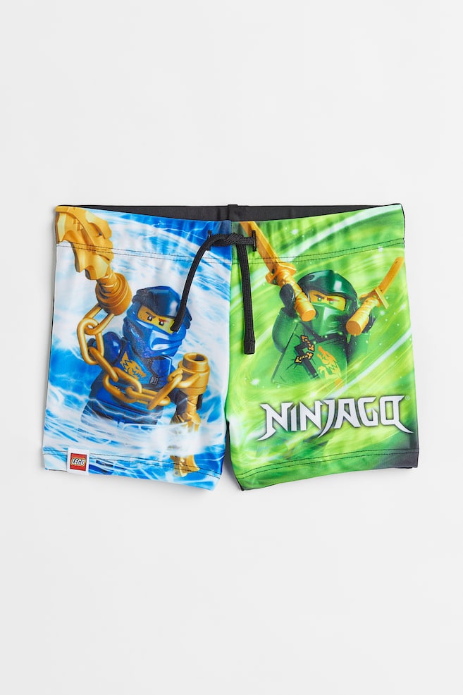 Printed swimming trunks - Green/Ninjago/Blue/Paw Patrol/Light blue/Hot Wheels/Green/Spider-Man/dc/dc/dc - 1