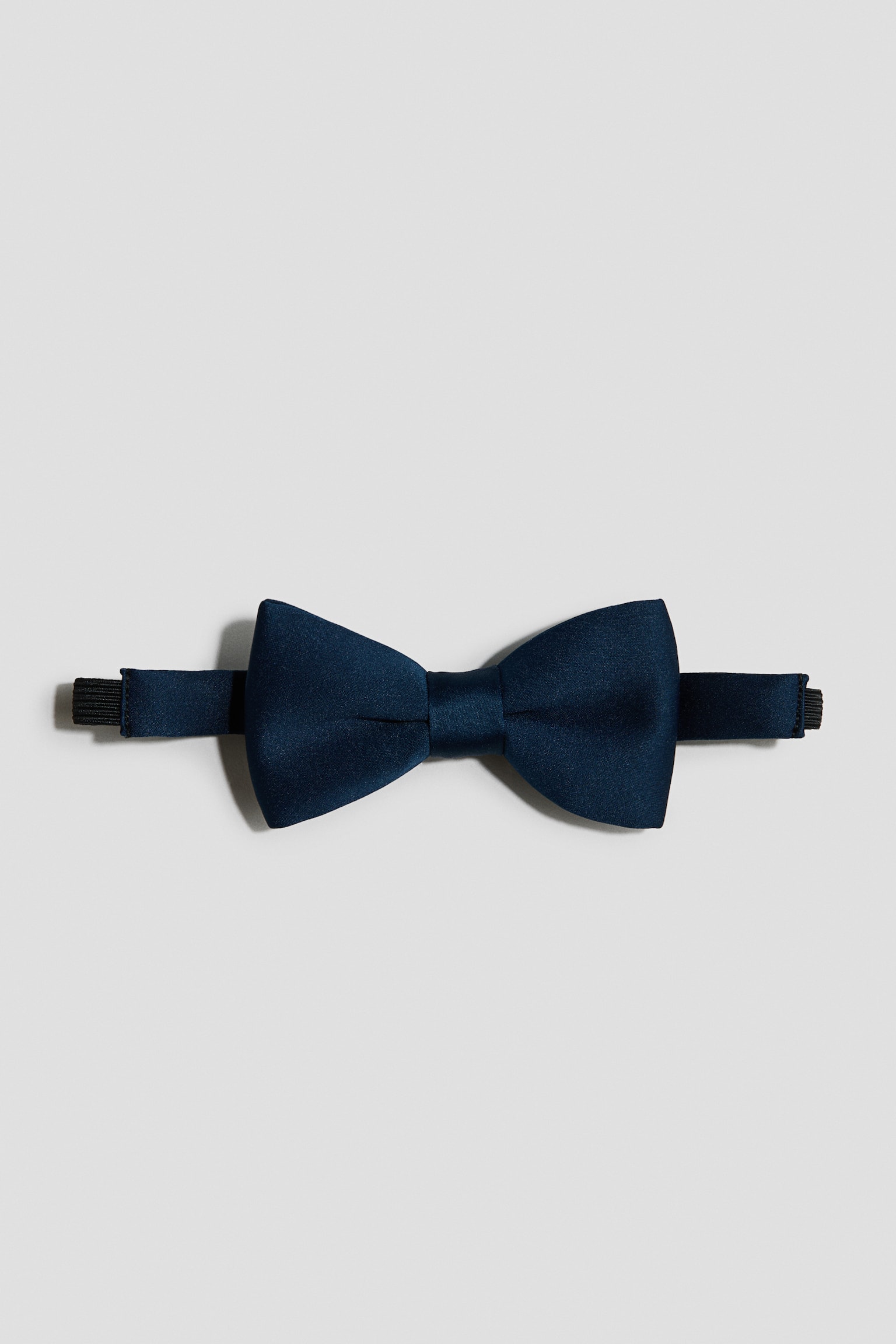 Satin bow tie - Navy blue