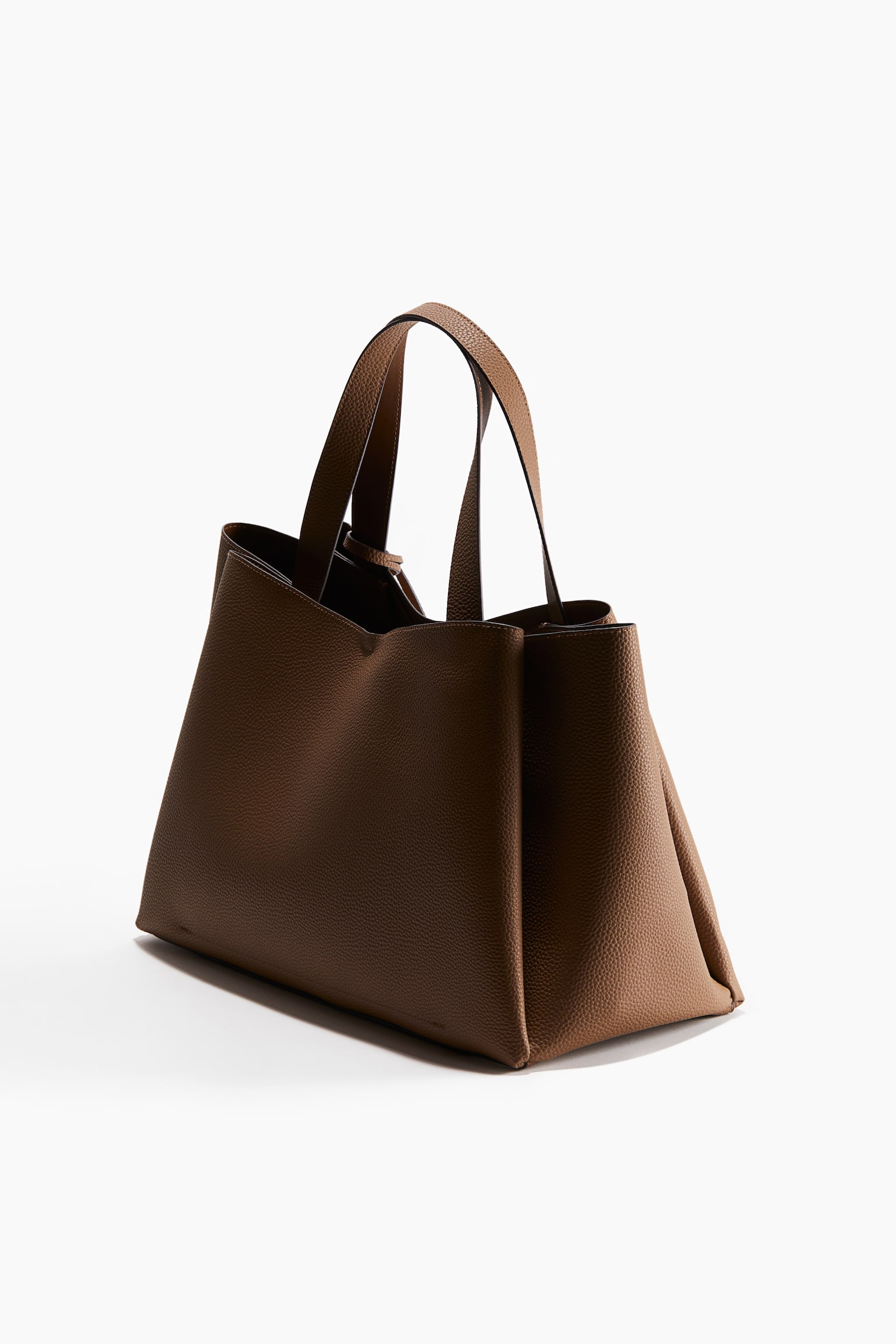 Rectangular Shopper - Brown - 4