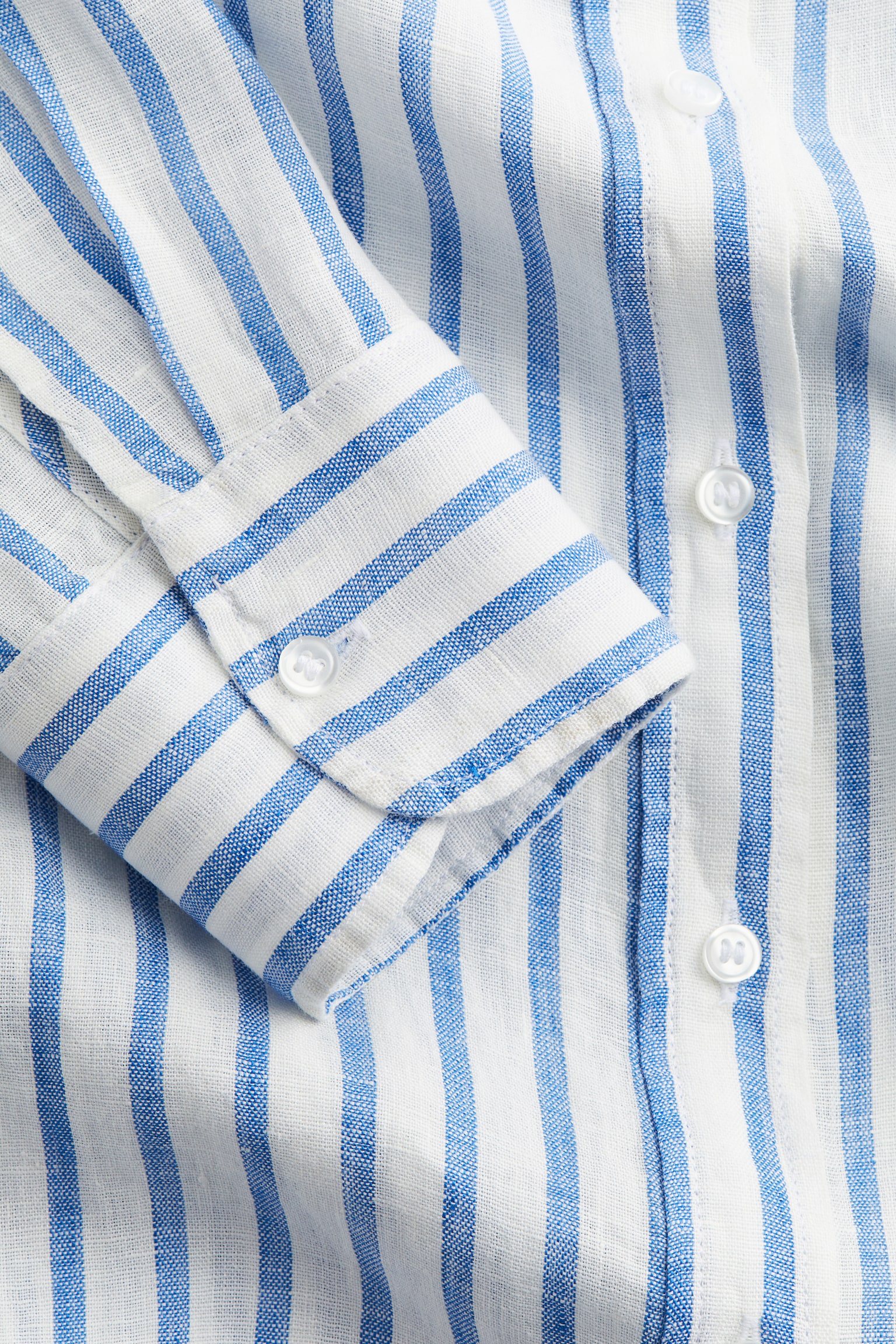 Linen shirt - White/Blue striped/White/Light beige/Black/Pale blue/Blue/White striped - 6