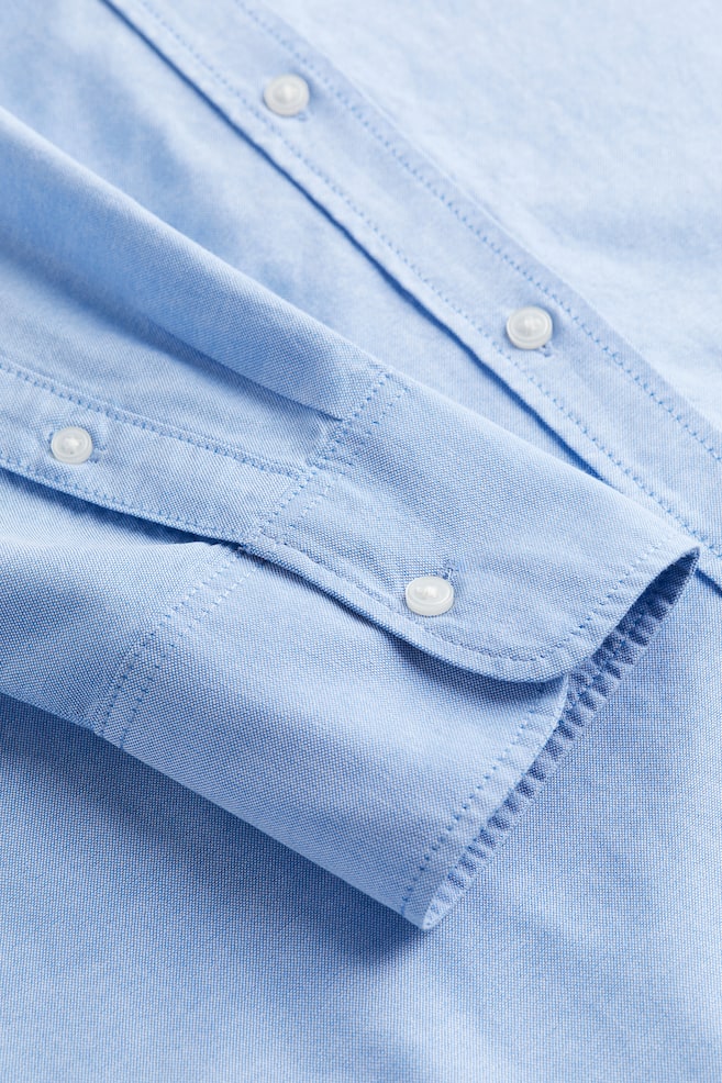Oxfordskjorte - Lyseblå/Lys rosa/Hvid/Klar blå/Stribet/Hvid/Blåstribet - 3