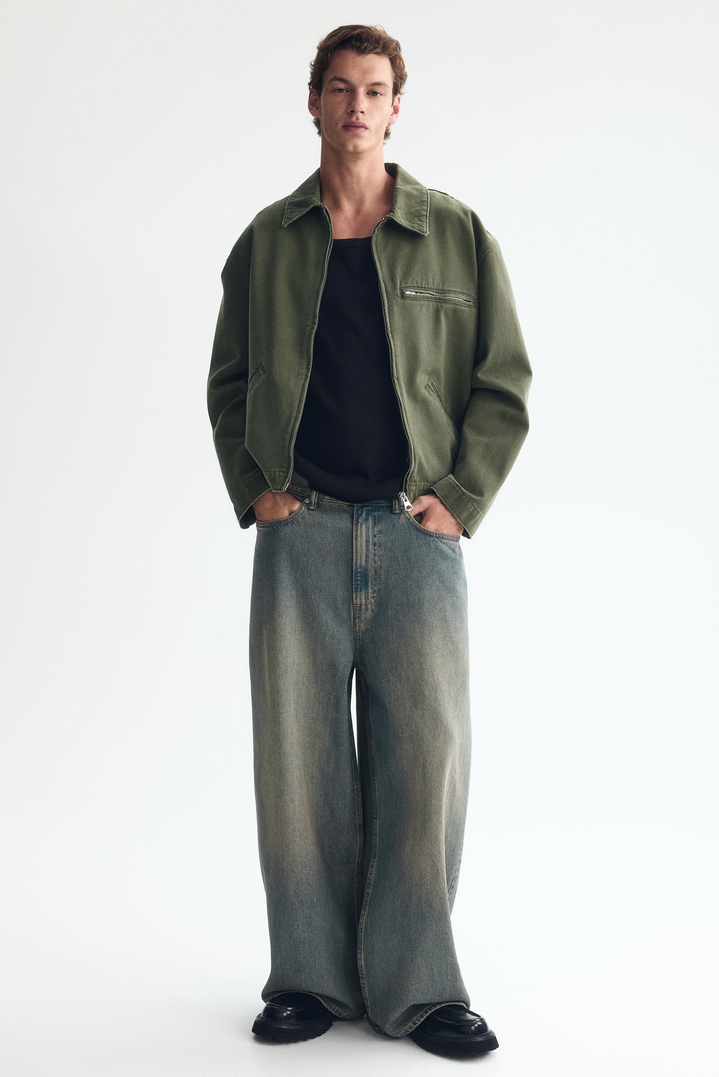 Baggy Jeans - Washed light denim blue/Denim black/Light denim blue/Dark denim blue
