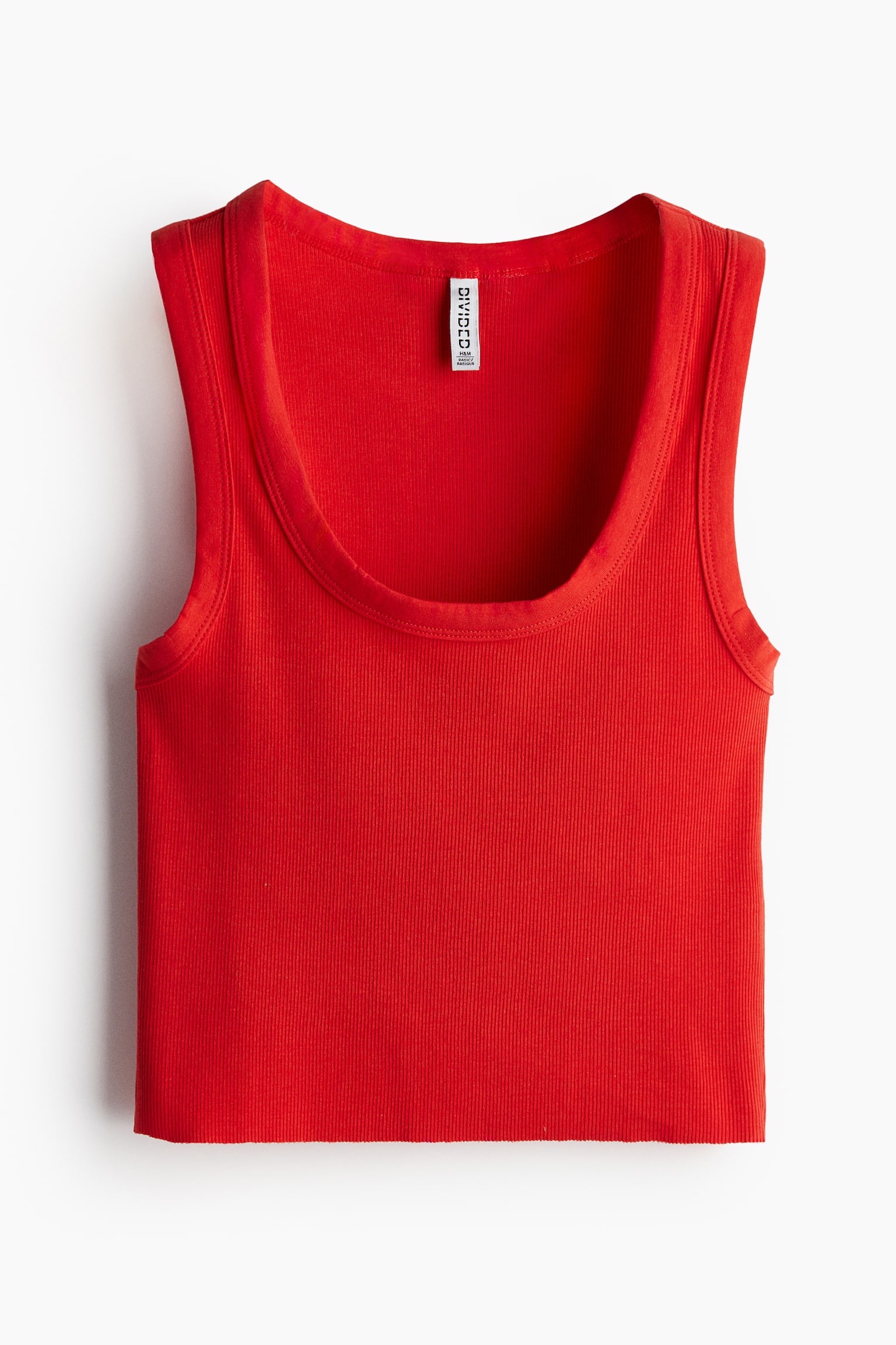 Short vest top - Red/Light beige/White/Light grey marl/Black/Navy blue/Dark grey/Light yellow - 1