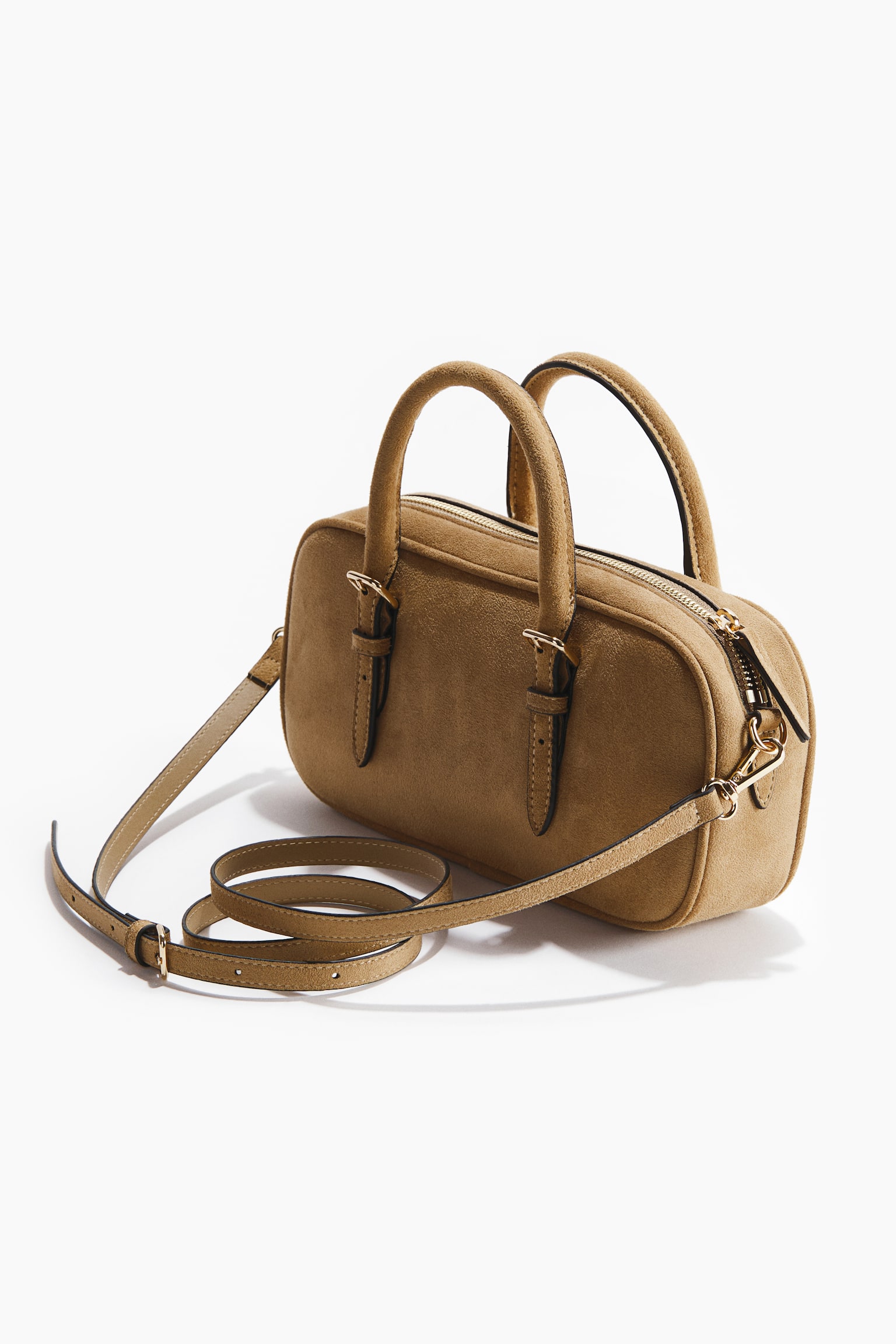 Torebka crossbody - Beżowy/Brązowy - 4