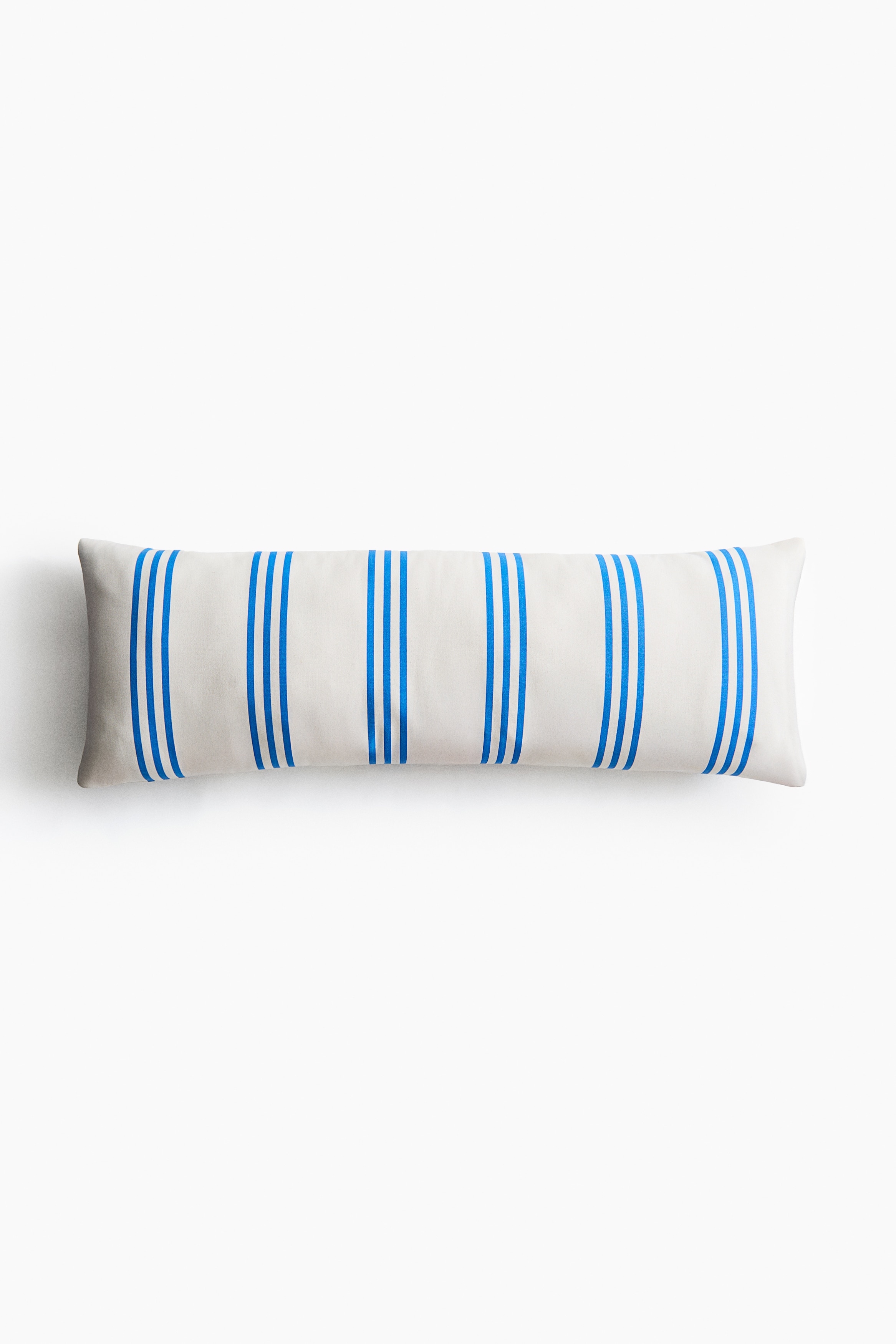Cojín para exterior en lona - Beige claro/Rayas azules/Blanco/Franjas amarillas/Beige claro/Rayas verdes