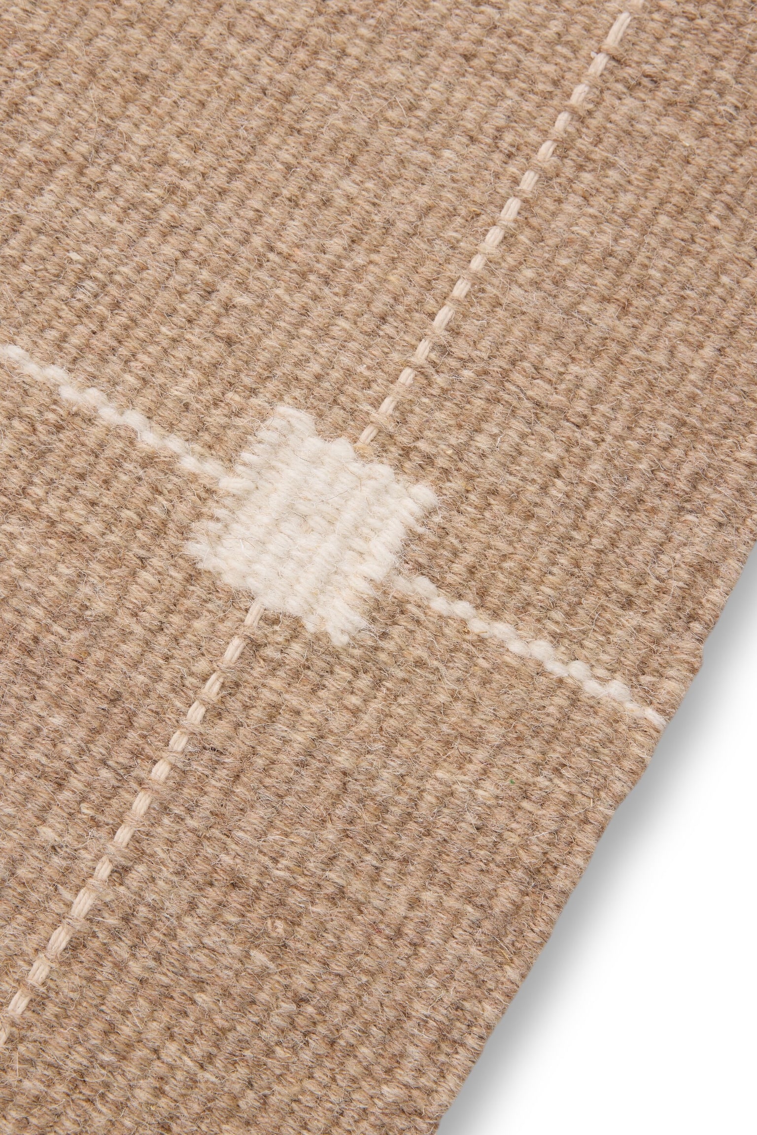 Dywan Wełniany Grady - Beżowy/Kremowy - 3
