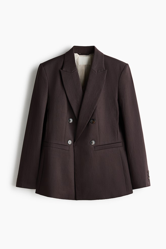Blazer - Dark brown/Light beige/Dark beige/Blue - 1
