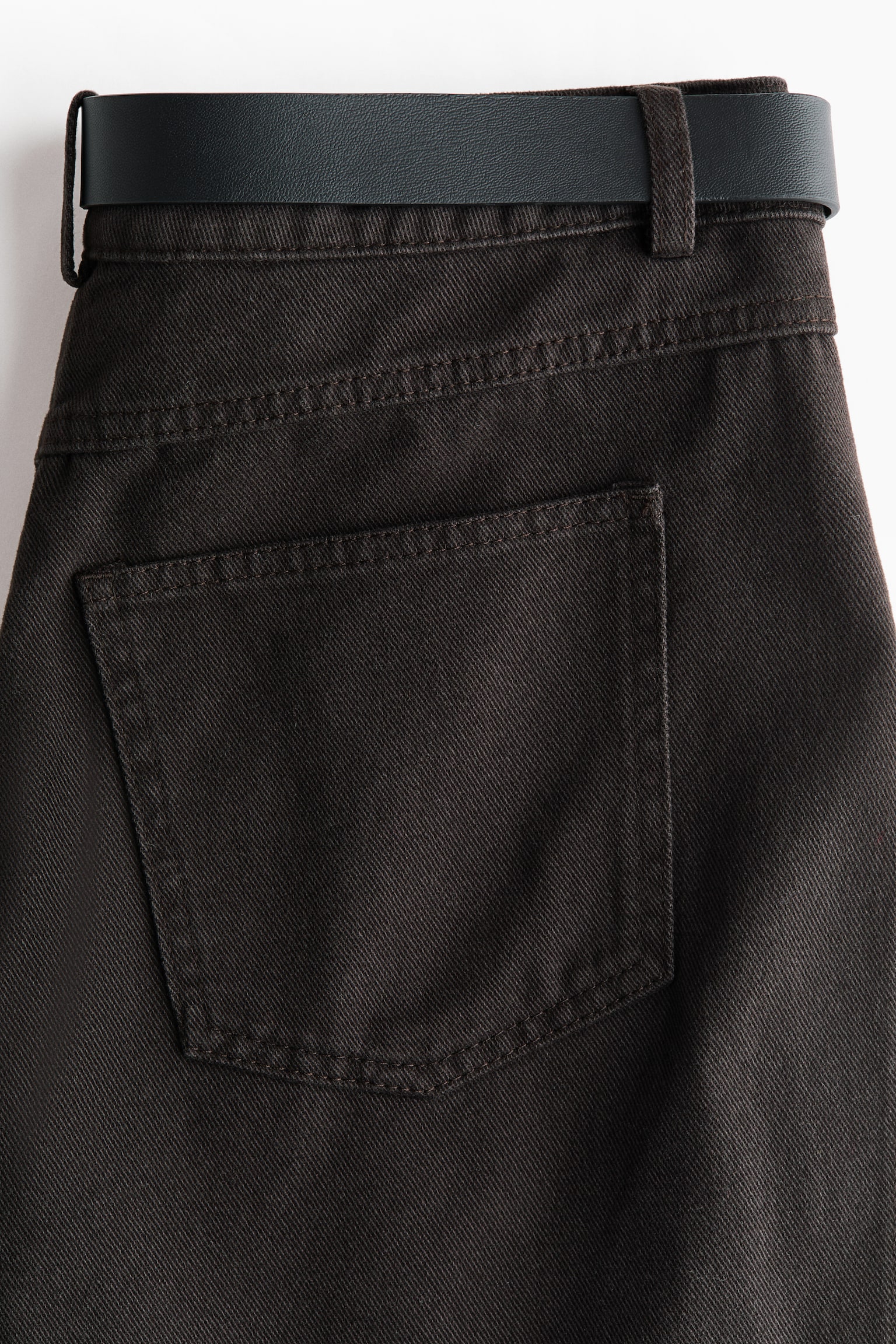 Женские джинсы H&M Barrel-Leg High-Waist, цвет: Чёрный — фото 5