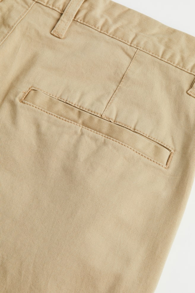 Relaxed Fit Cotton chinos - Beige/Black/Light green - 4