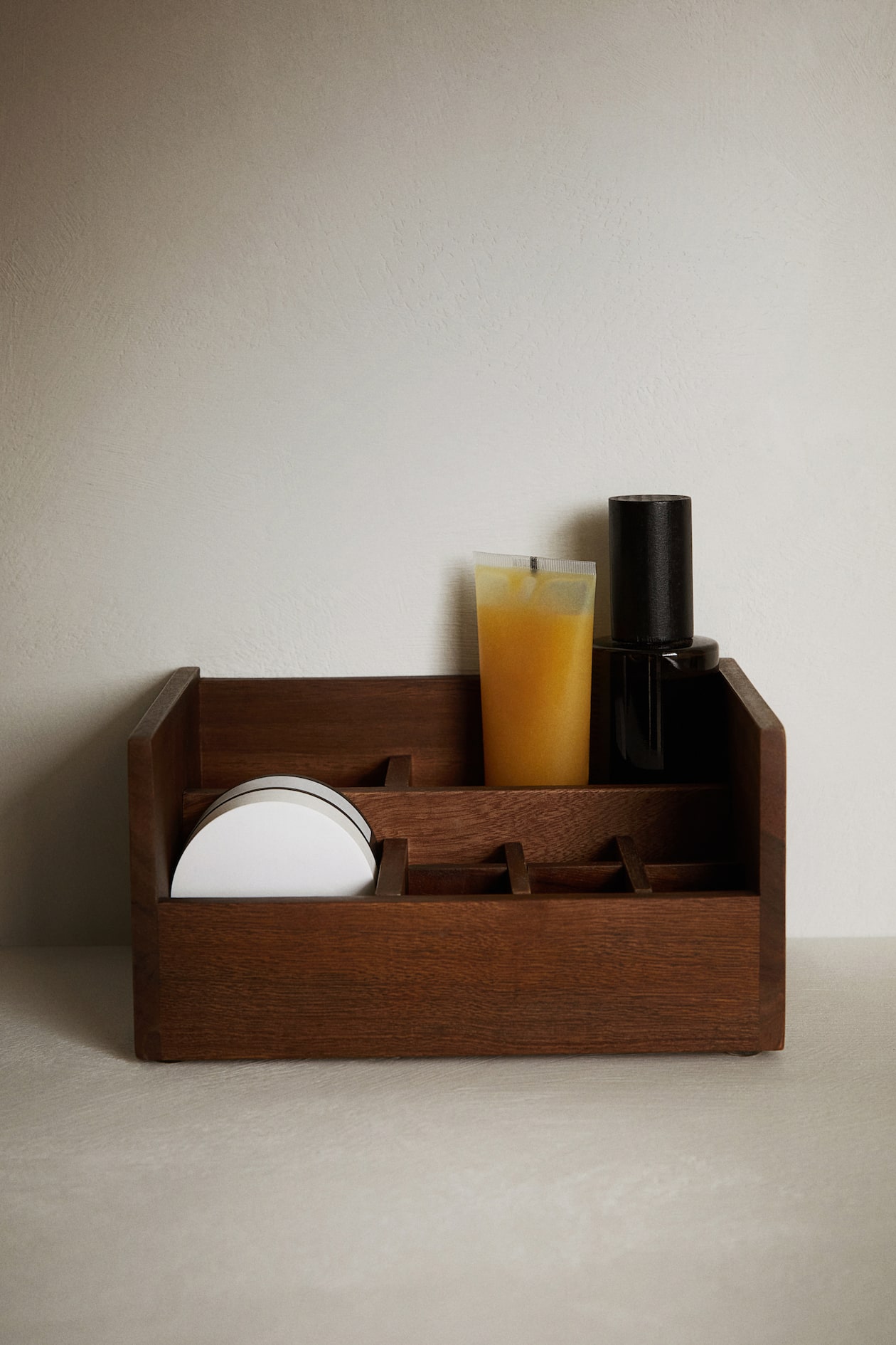 Petit organiseur en bois - Marron foncé - Home All | H&M FR