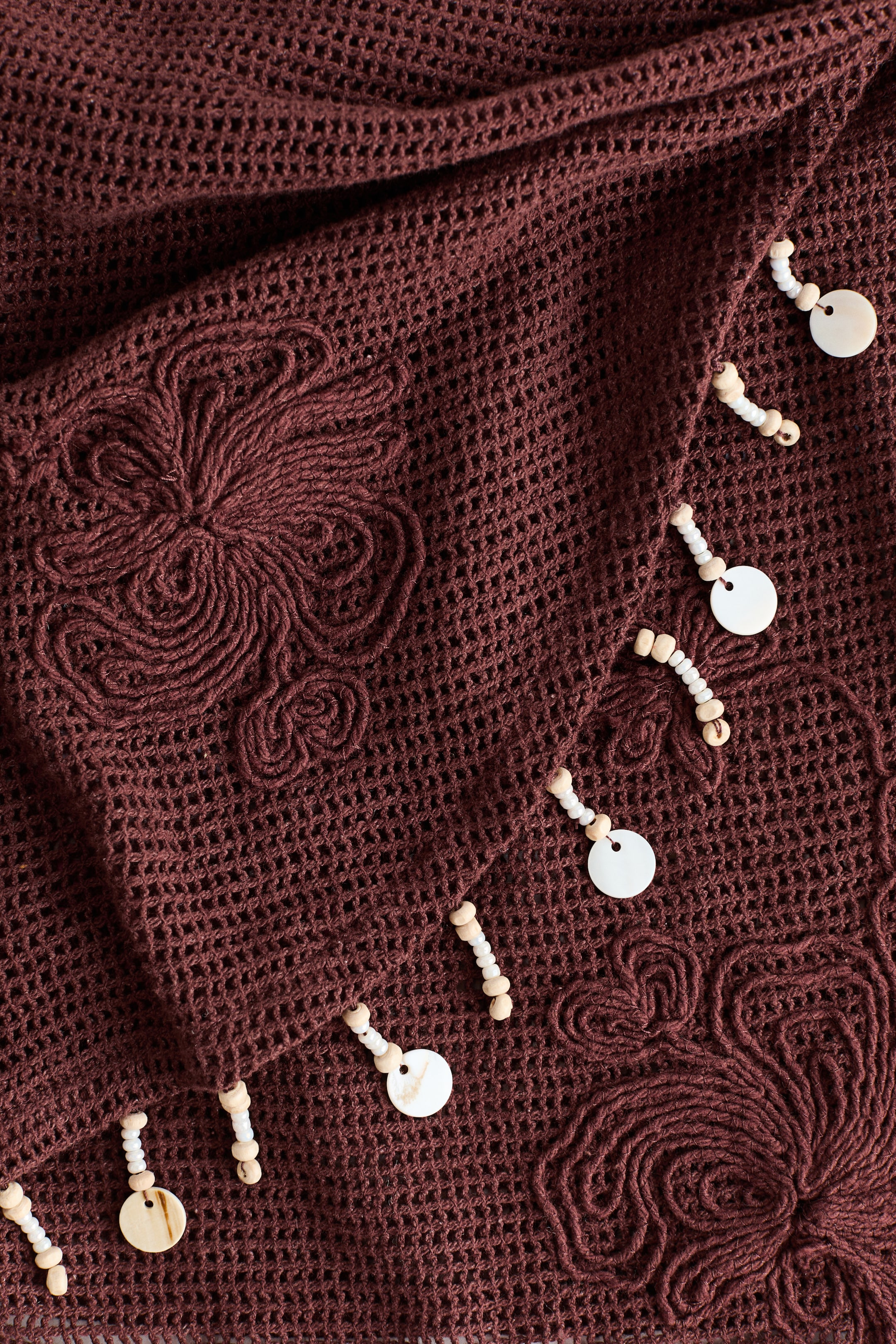Embroidered Cotton Beach Skirt