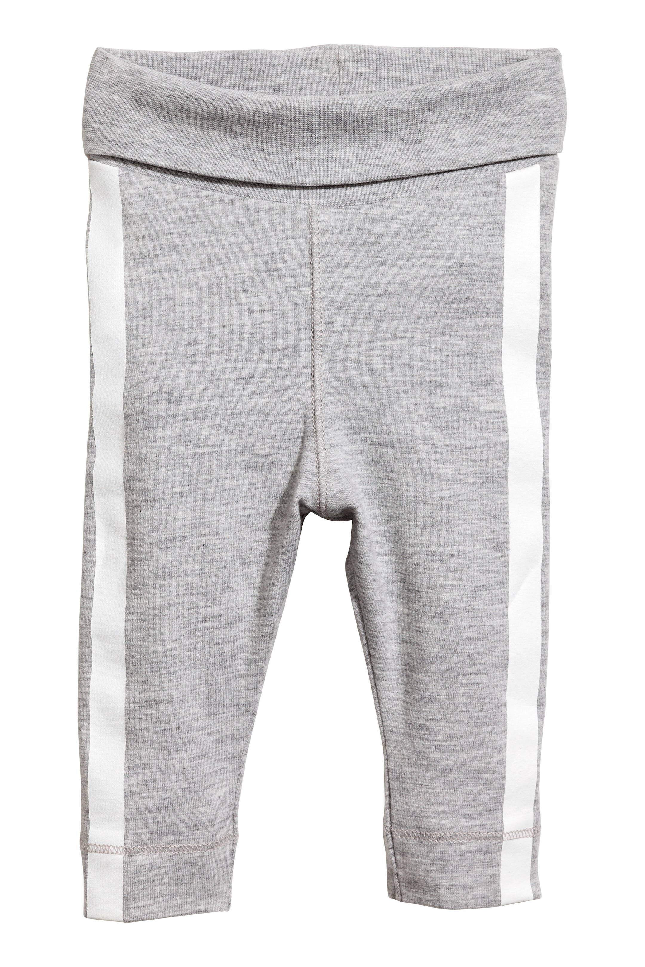 View larger image: Bodysuit and trousers - Grey marl - Kids | H&M GB 1