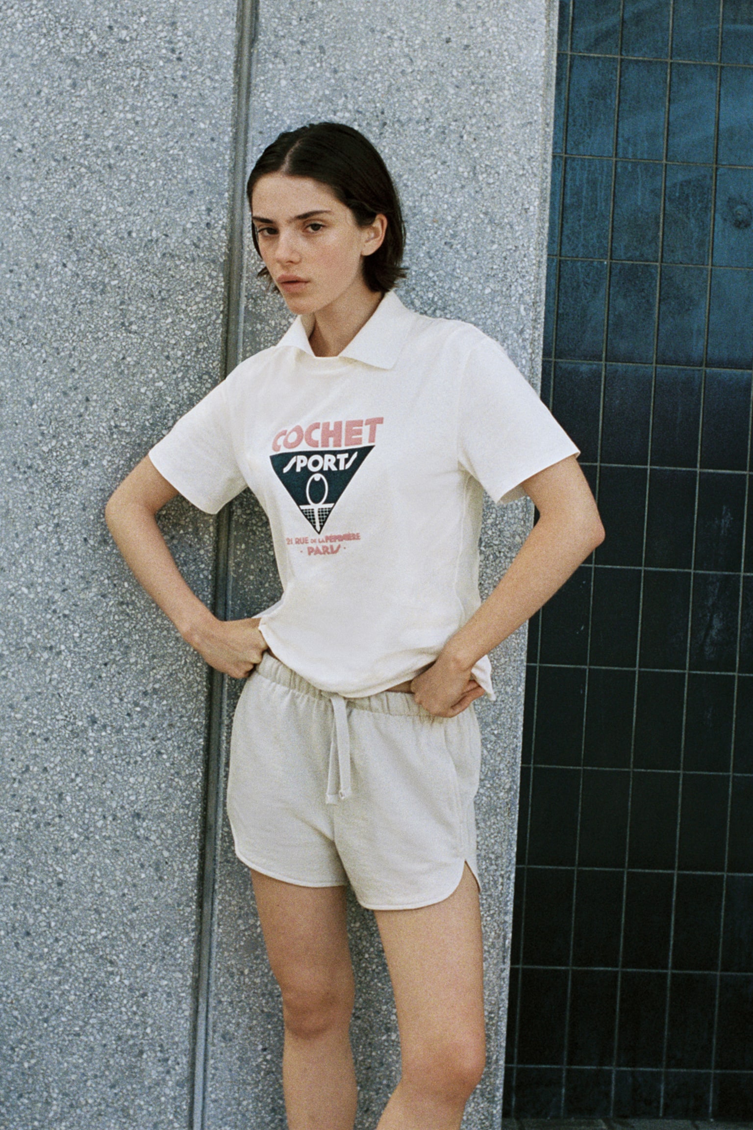 Printed Cotton T-Shirt - Cream/The Pierce Archive/Blue/Condé Nast Traveler/Cream/The Pierce Archive - 1