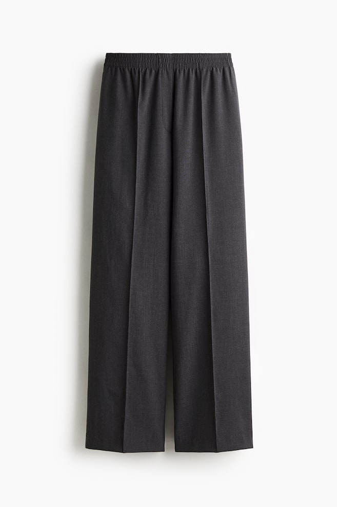 Crease-leg trousers - Dark grey/Brown/Dark khaki green/Black - 1