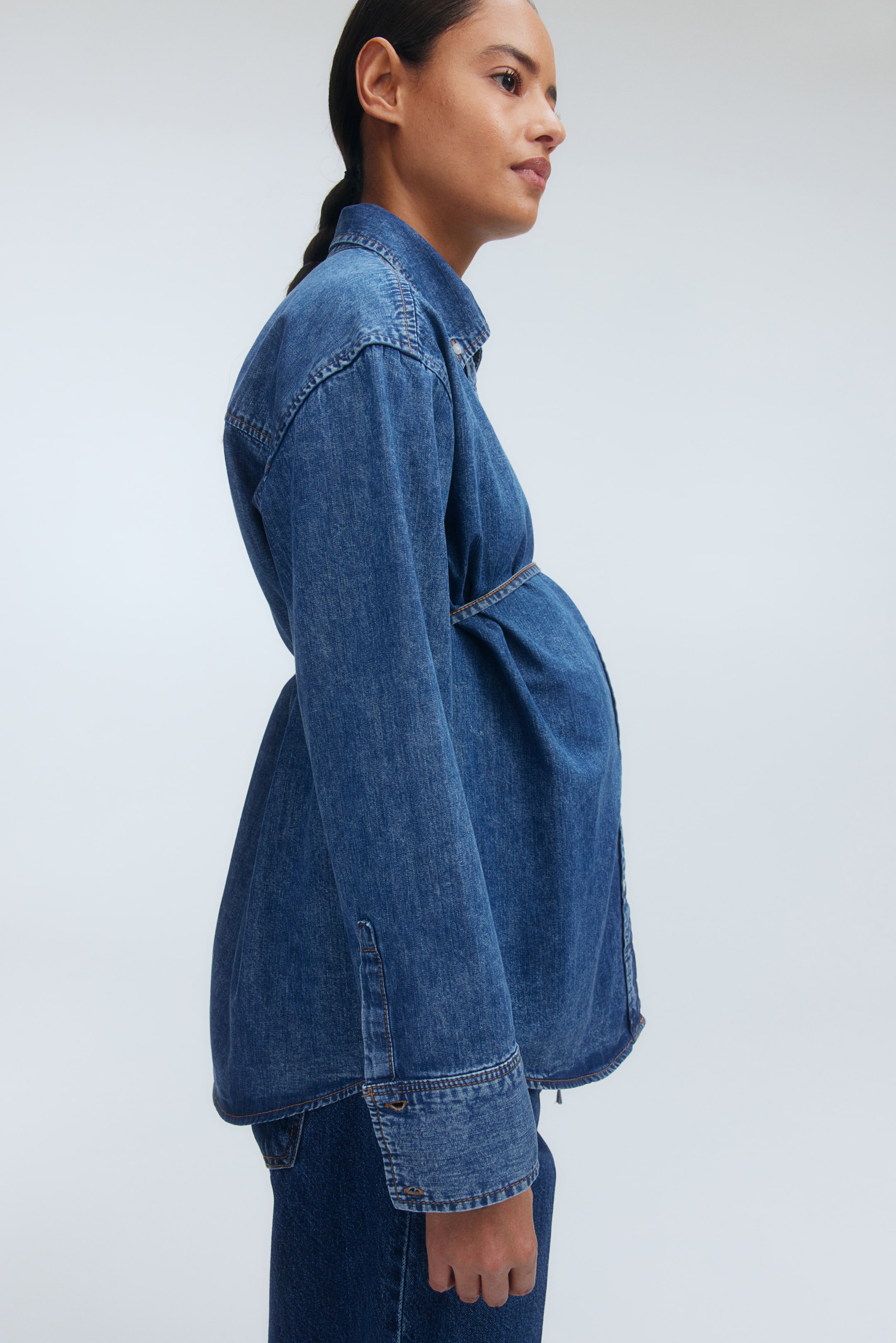 MAMA Before & After Denim Shirt