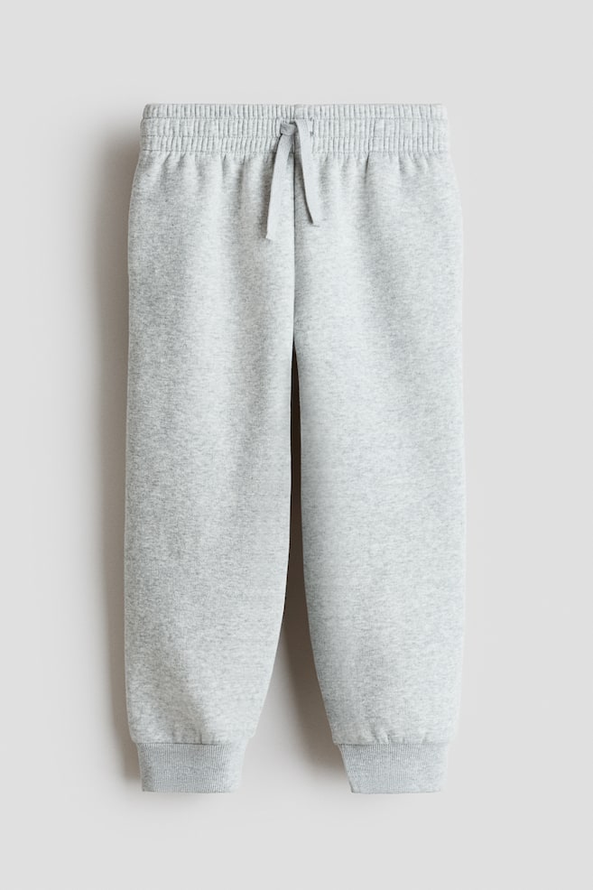 Brushed-Inside Joggers - Light gray melange/Navy blue/Black/Beige/Dark blue/Dark red/Green/Dusty blue/Dark turquoise/dinosaurs - 1