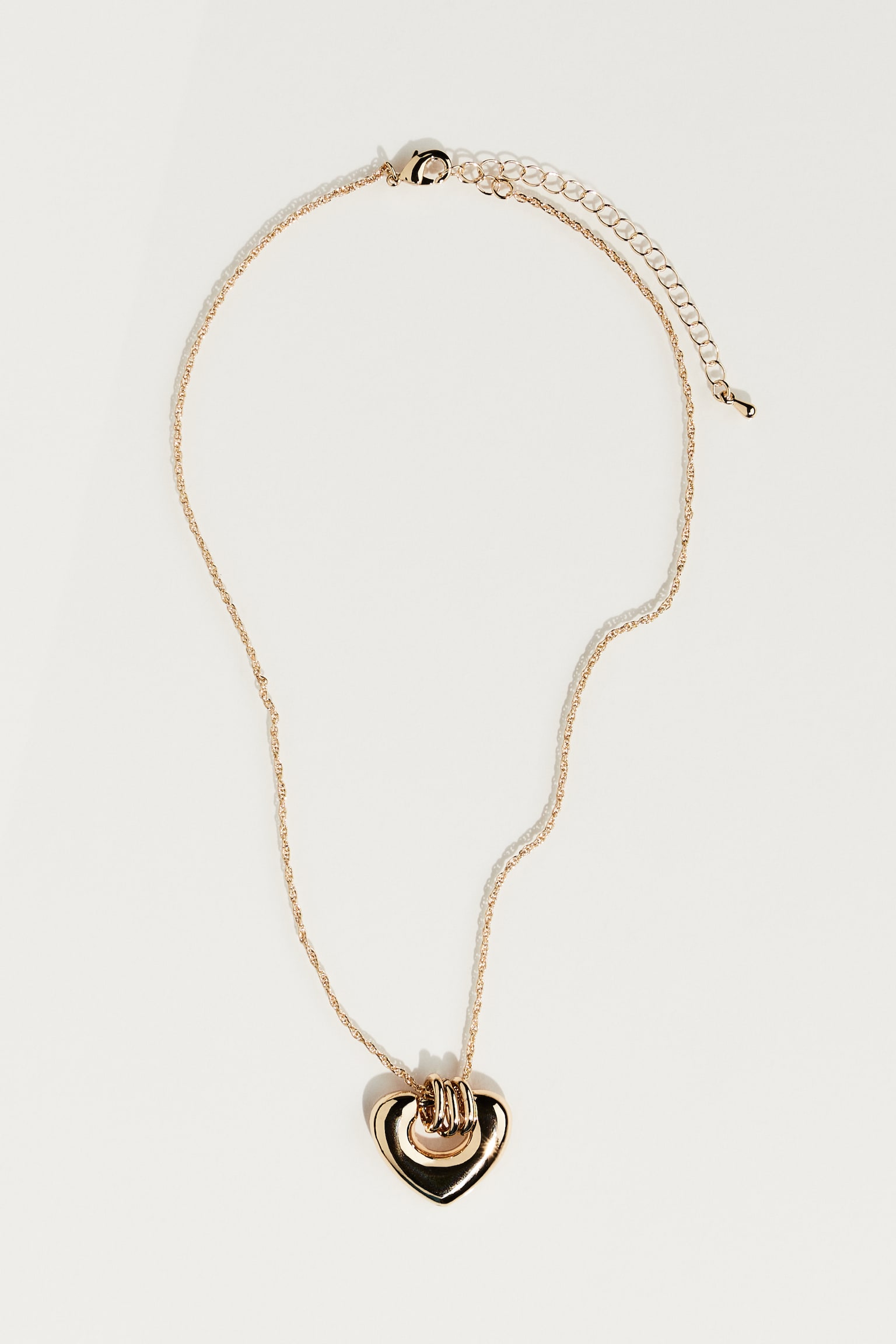 Pendant necklace - Gold-coloured - 1