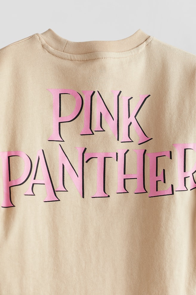 Printed T-shirt - Beige/Pink Panther/Bright blue/Sonic the Hedgehog/Black/Stranger Things/Black/Super Mario/dc/dc/dc/dc/dc/dc/dc/dc/dc/dc - 3