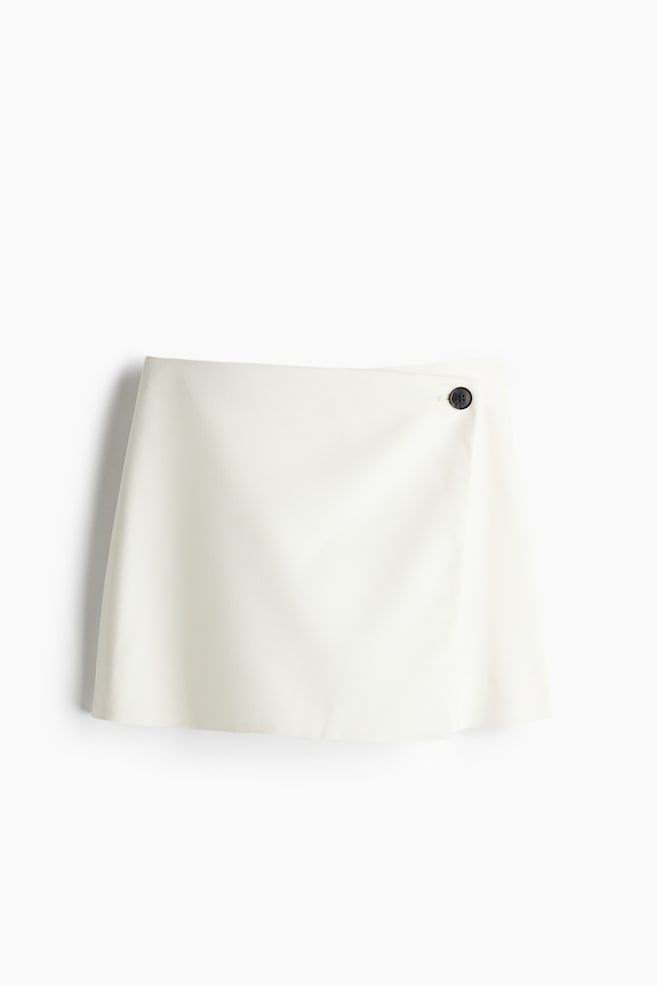 Mini Skort - White - 1