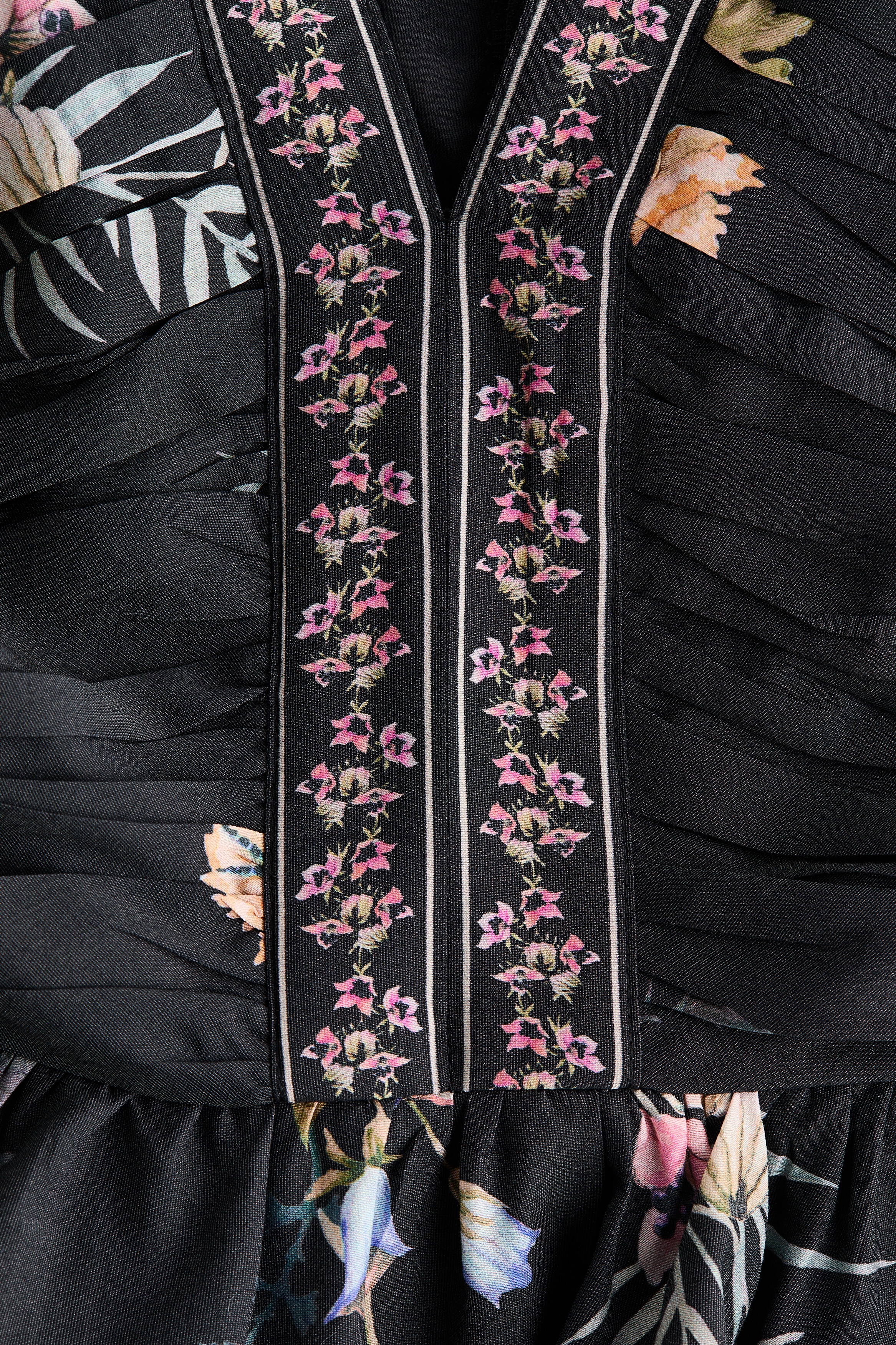 Tie-strap peplum top