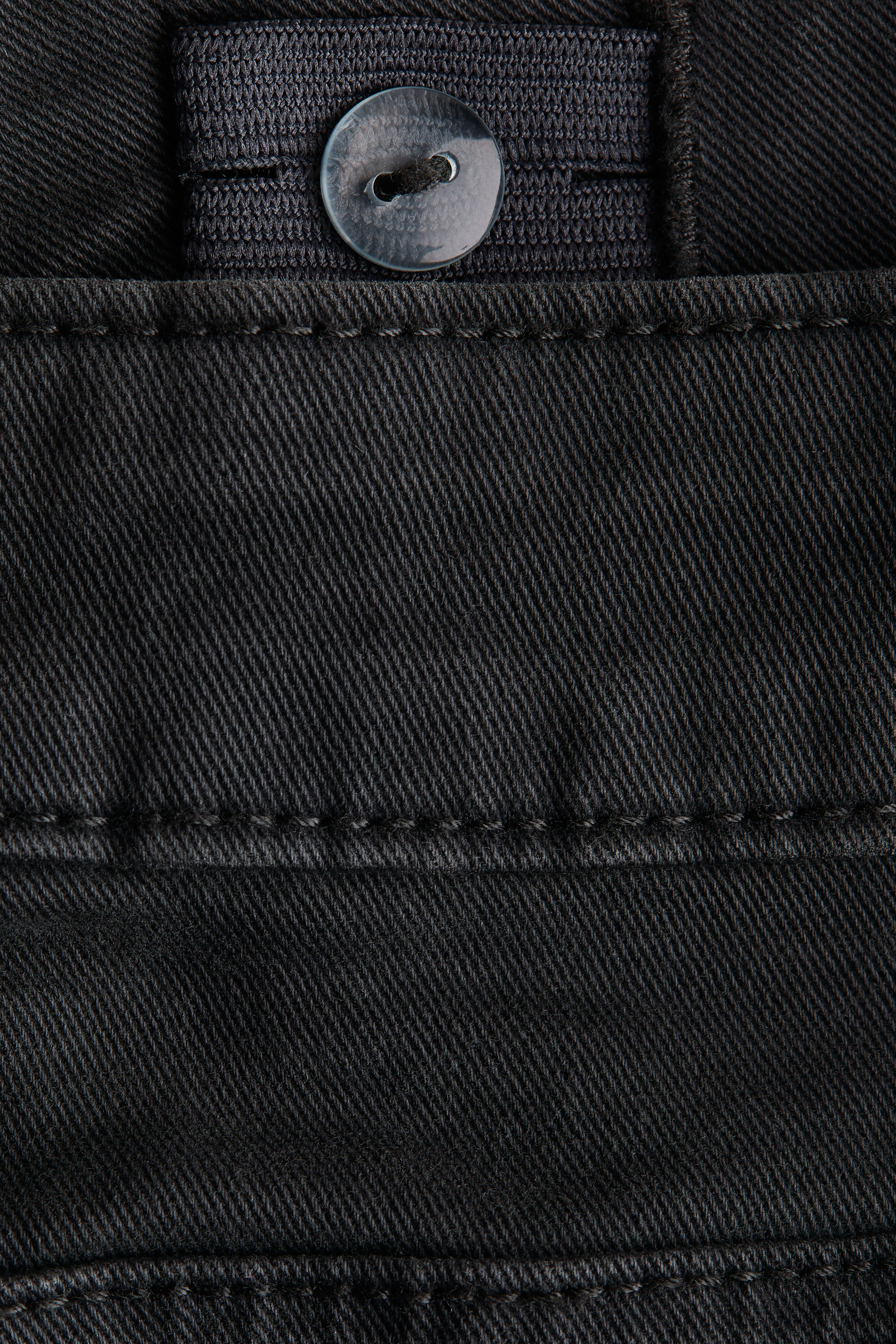 Wide-Leg Twill Pants