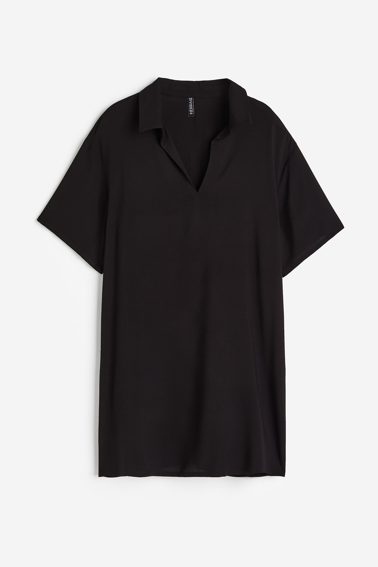 Popover shirt dress - Black