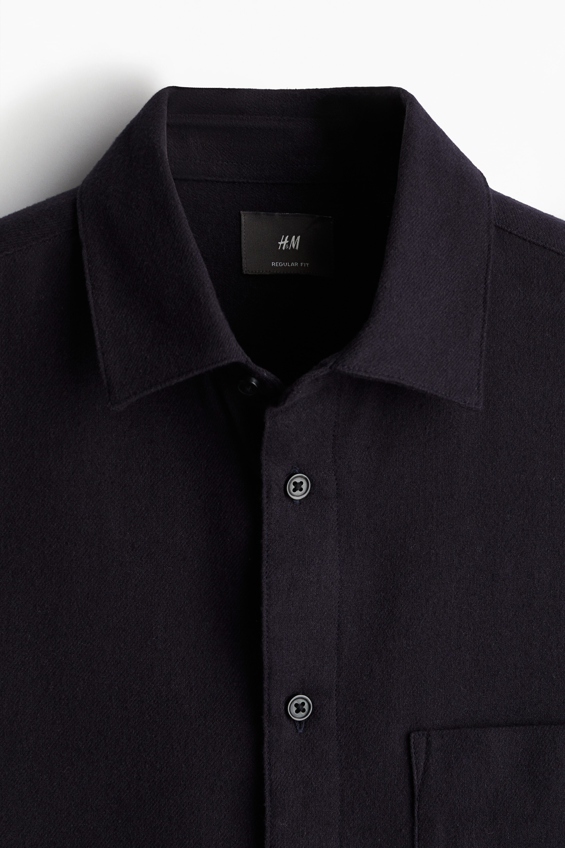 Chemise à Carreaux H&M Homme - Bleu/Bordeaux - Taille S (Regular Fit) - Occasion Très Bon état