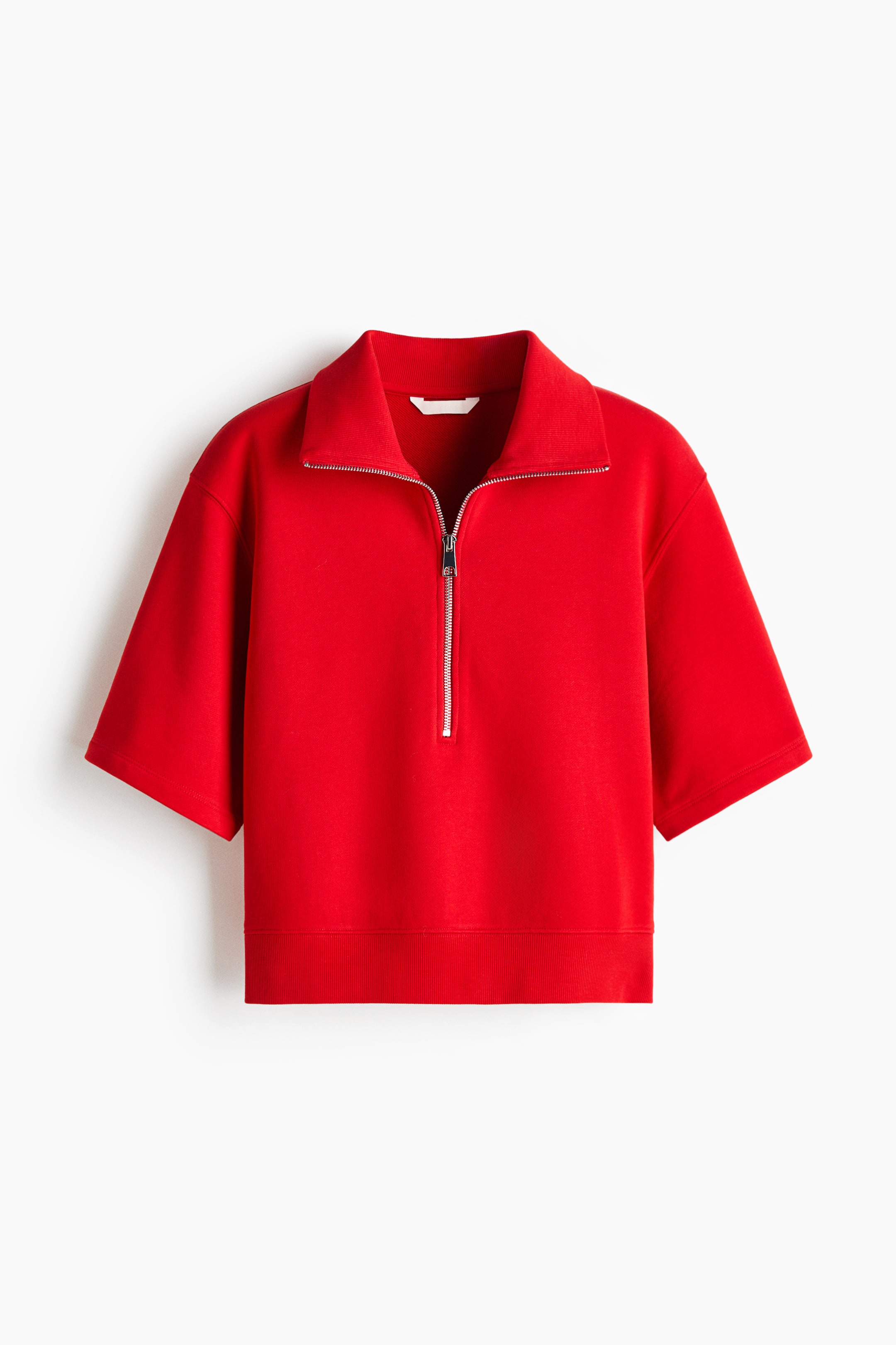 View larger image: Zip-top sweatshirt - Bright red - Ladies | H&M PH 4