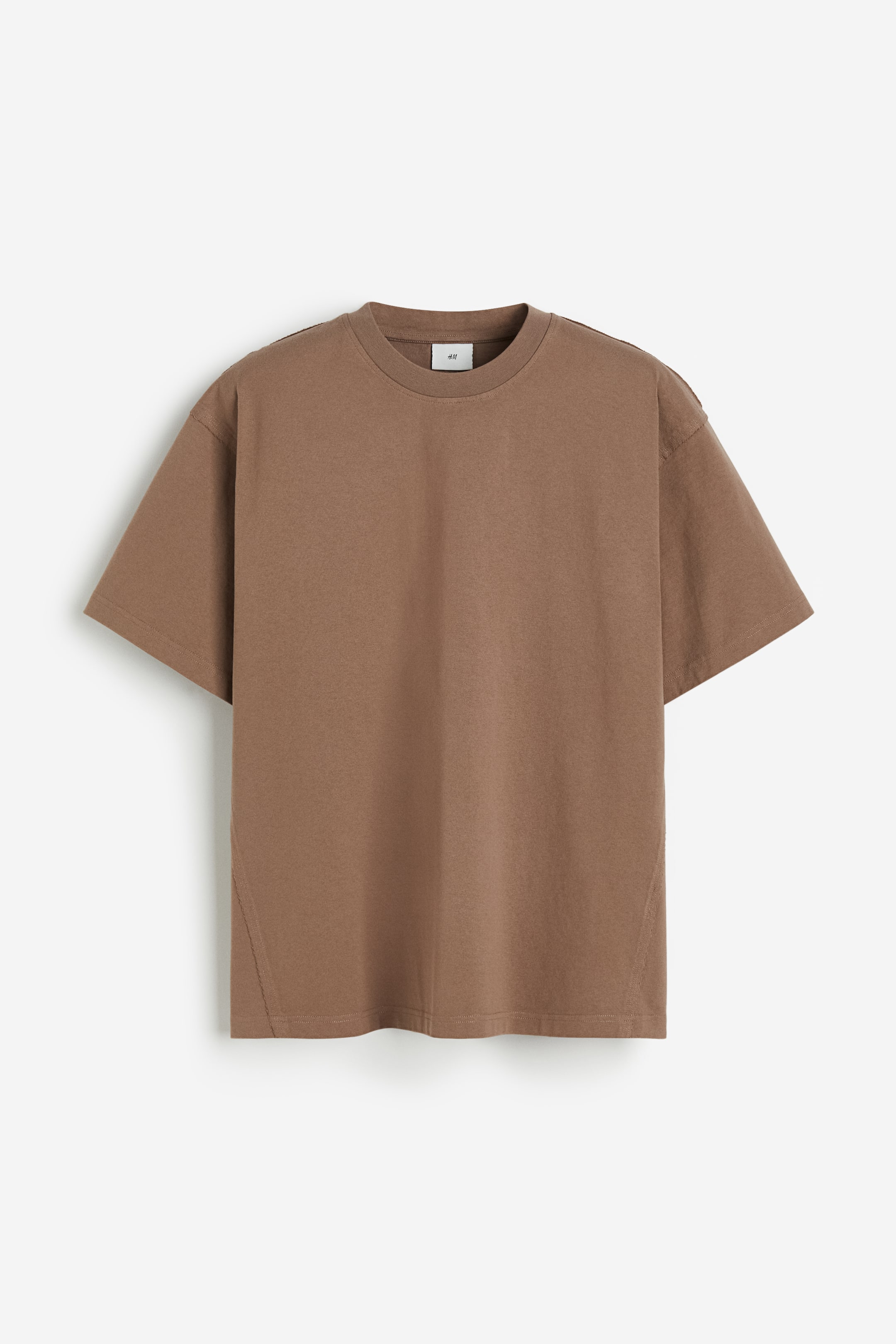 View larger image: Loose Fit T-shirt - Dark beige - Men | H&M IN 1
