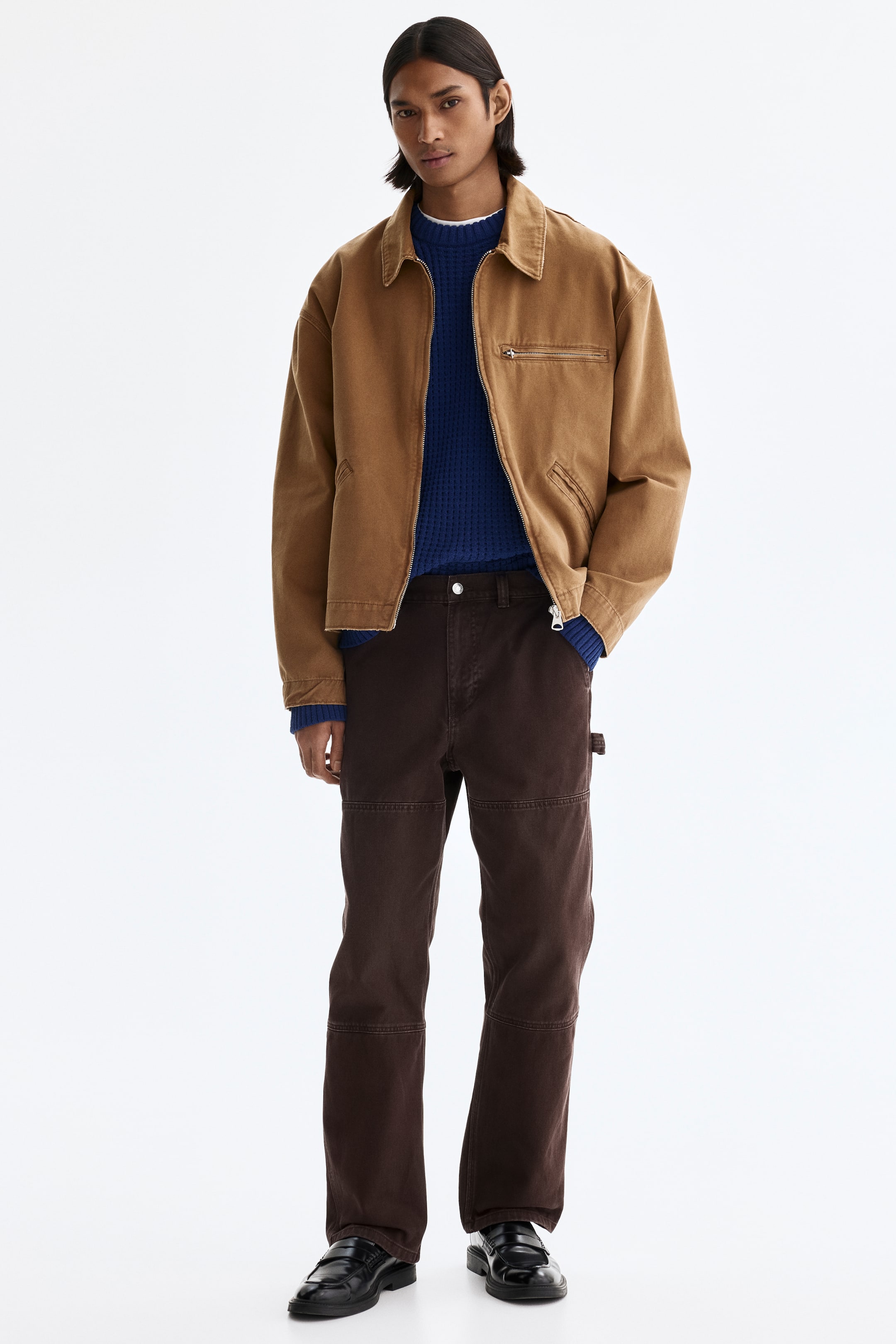 Ver imagen más grande: Pantalón carpenter Regular Fit - Marrón oscuro - HOMBRE | H&M ES 1