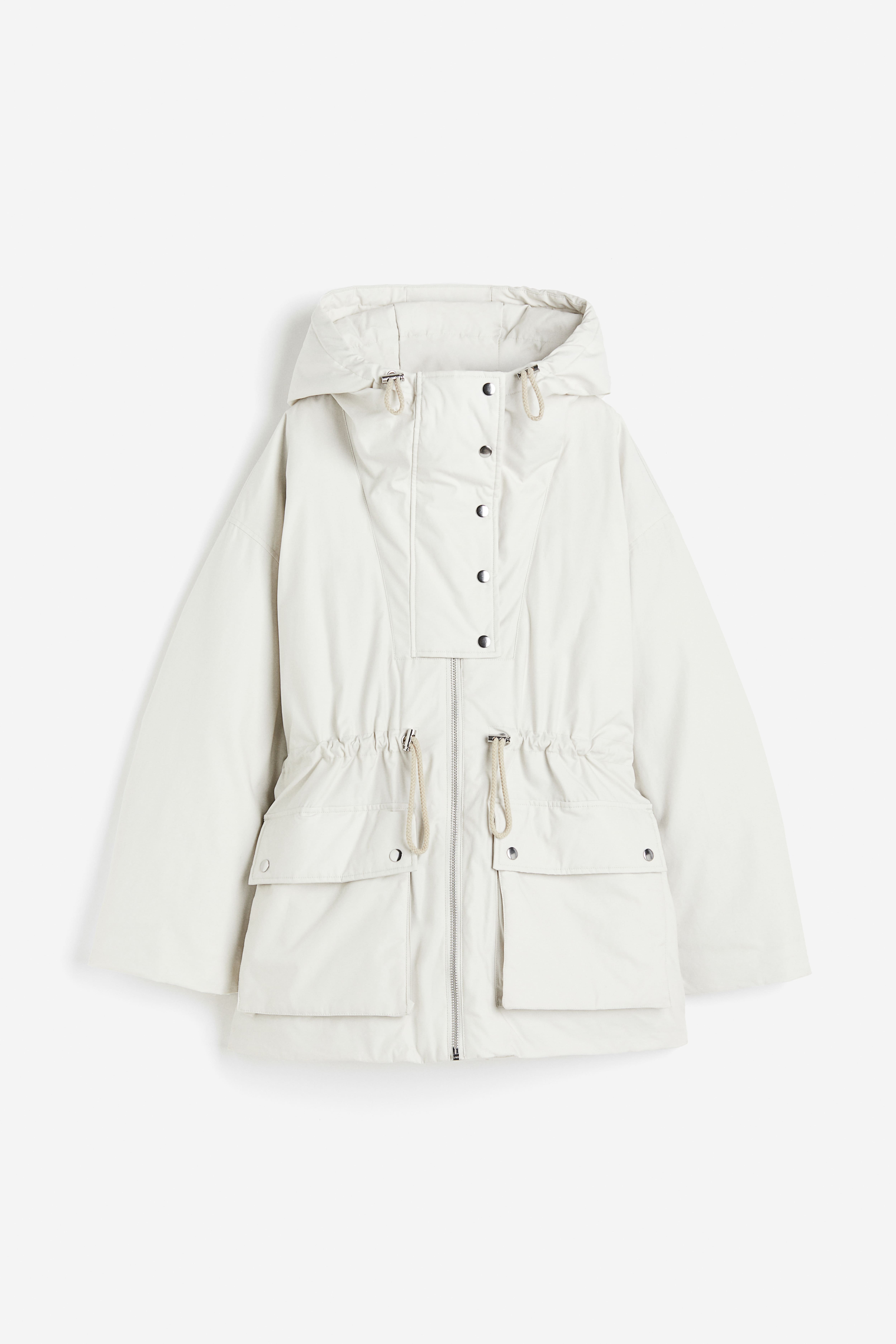 Oversized white orders jacket