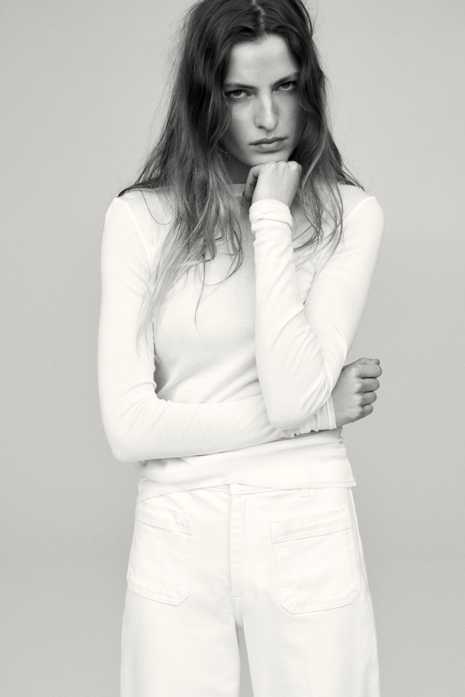 ワイドハイデニム - ホワイト/ネイビーデニムブルー/パウダーピンク/ライトデニムブルー/ダークデニムブルー/ダークブラウン/ライトレッド/ライトデニムブルー - 6